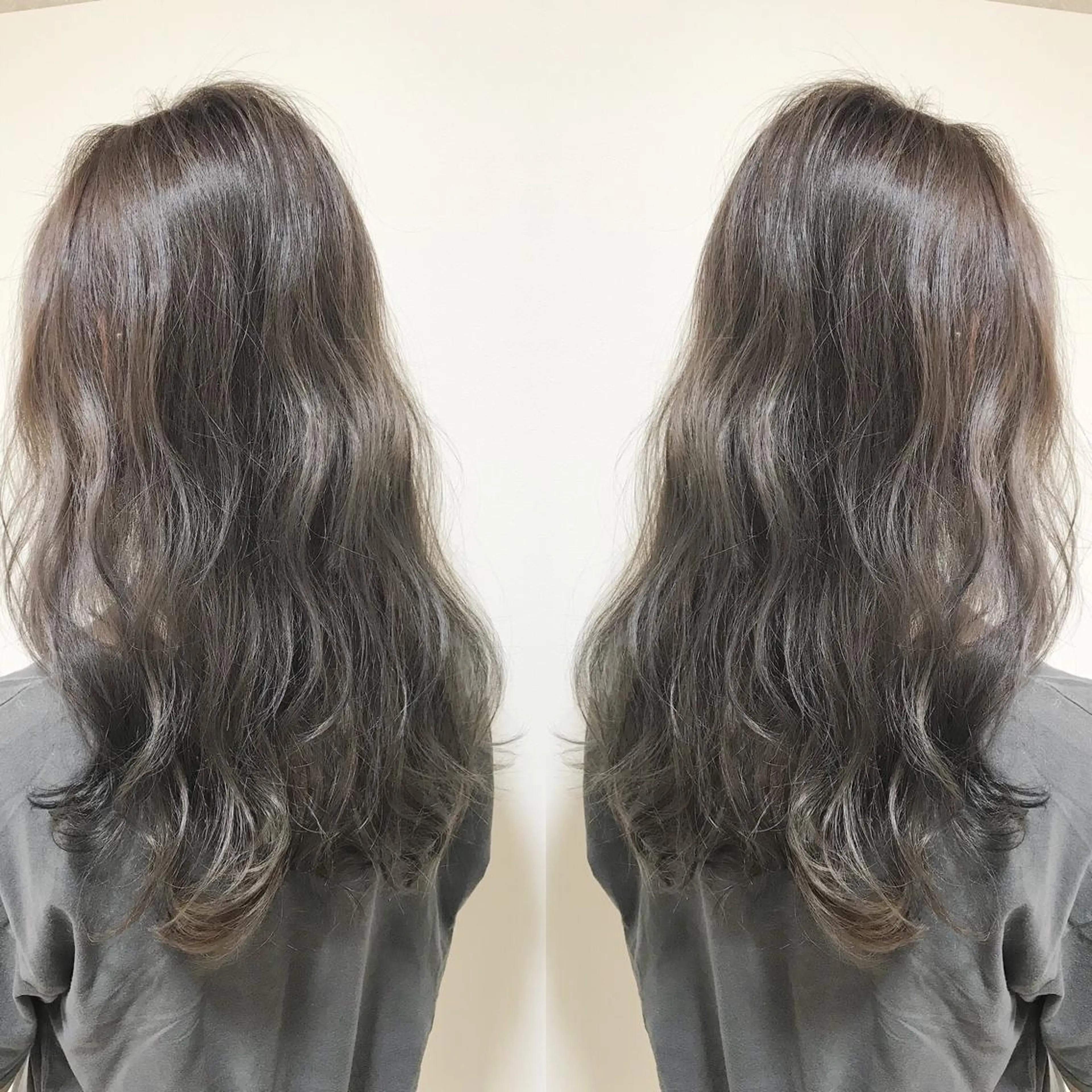 ロング カラー イルミナカラー 外国人風カラー ヘアカラー トリートメント chiyo yasuのヘアスタイル