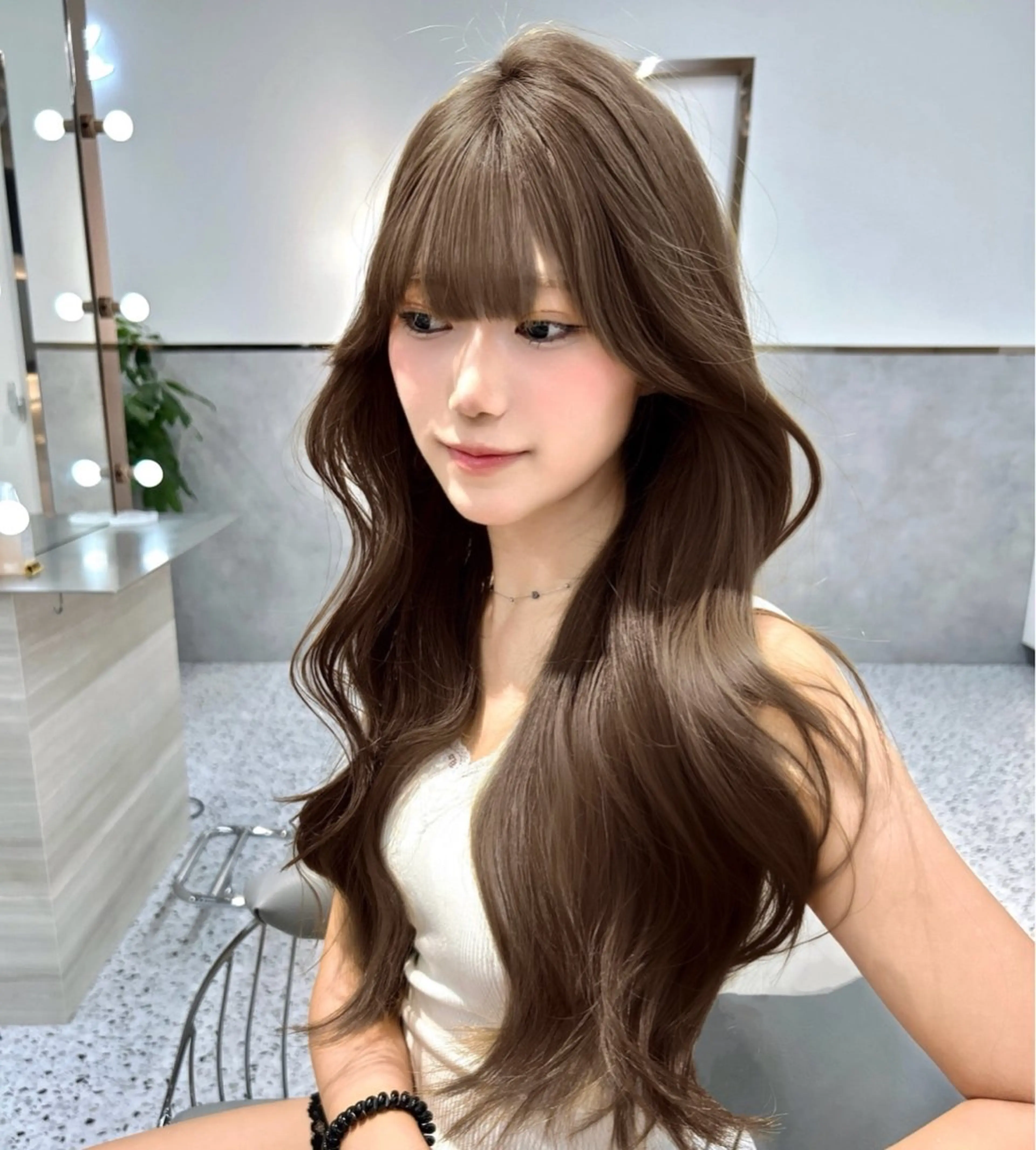 ロング ヘアカラー トリートメント Lond Role所属・🎀透明感ブラウ ンshizuka🎀のヘアスタイル