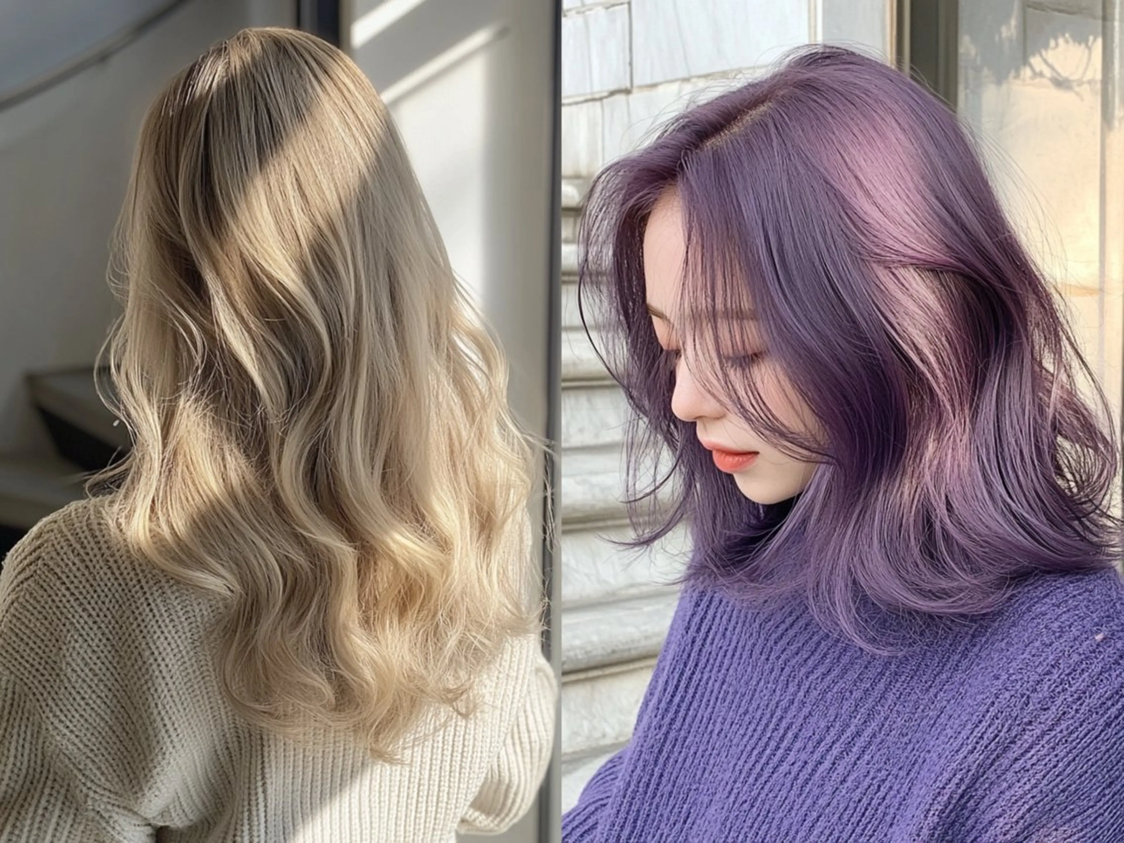 ロング カラー カット ヘアカラー トリートメント 池袋/ダブルカラー GLADGE🩵のヘアスタイル