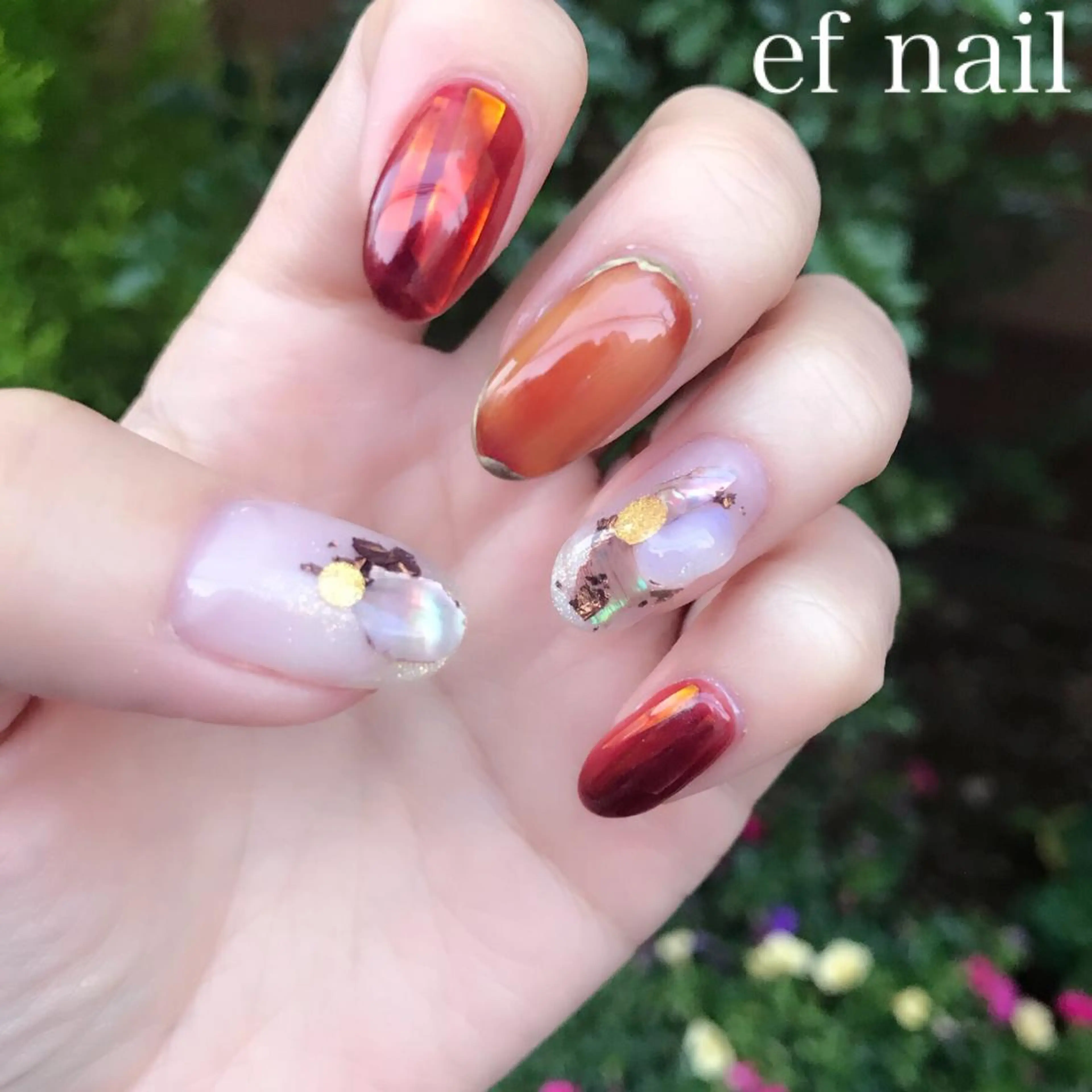 ネイル ハンドネイル ef nailのネイルデザイン