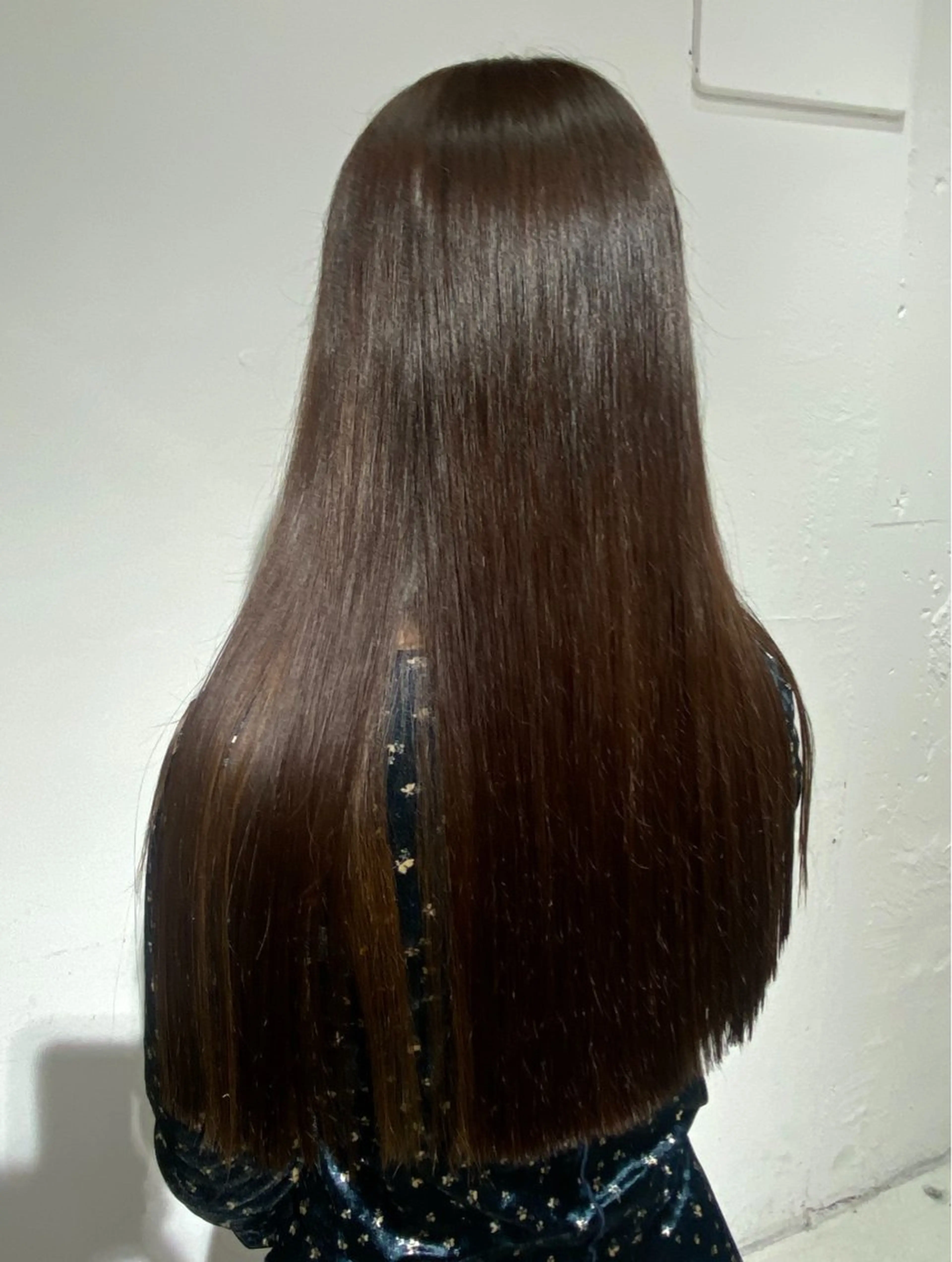 ロング カラー ブラウンカラー 透明感カラー ナチュラルブラウン カット ヘアカラー 伊藤 葵梨のヘアスタイル