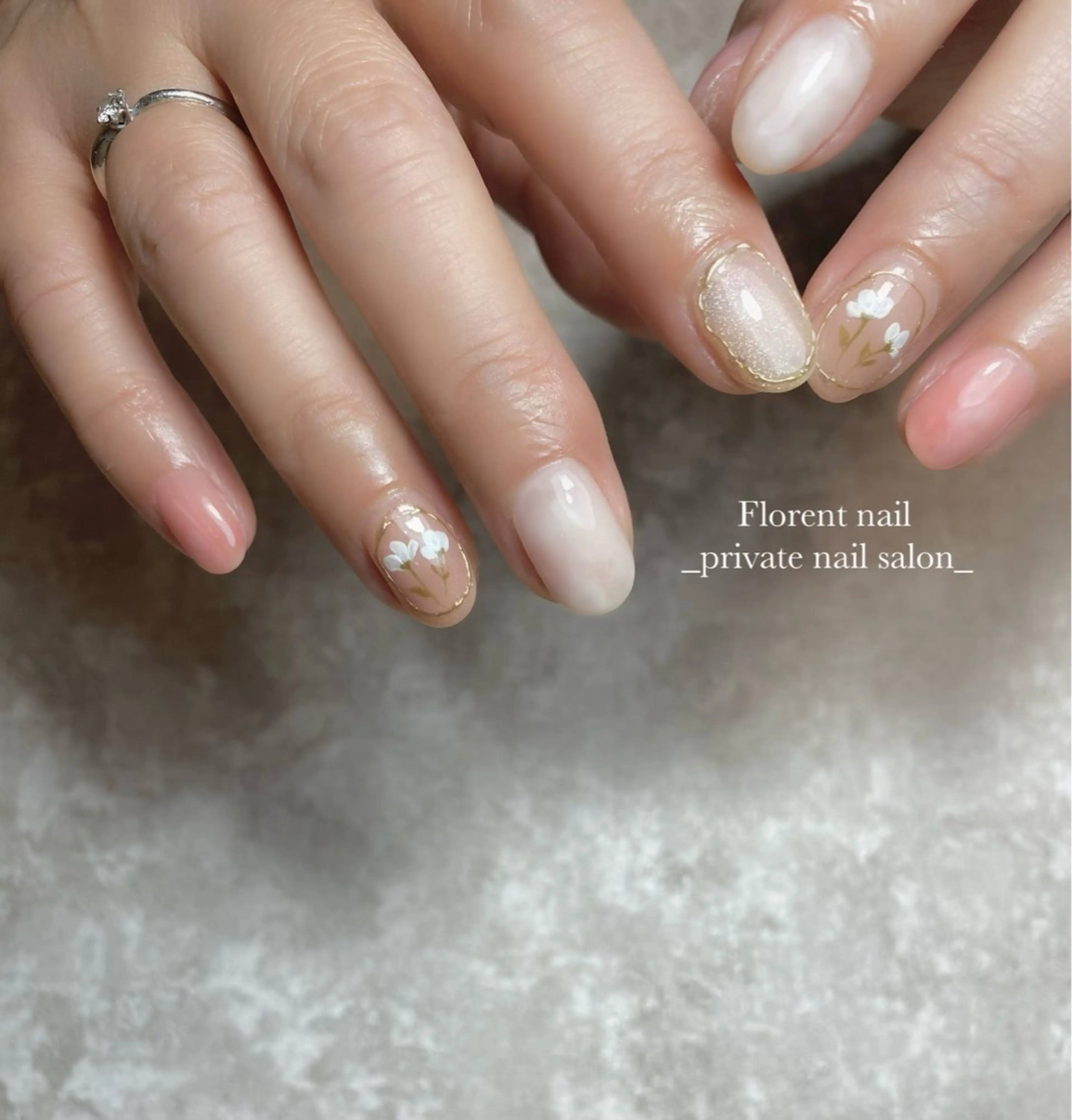ネイル ハンドネイル florent nailのネイルデザイン