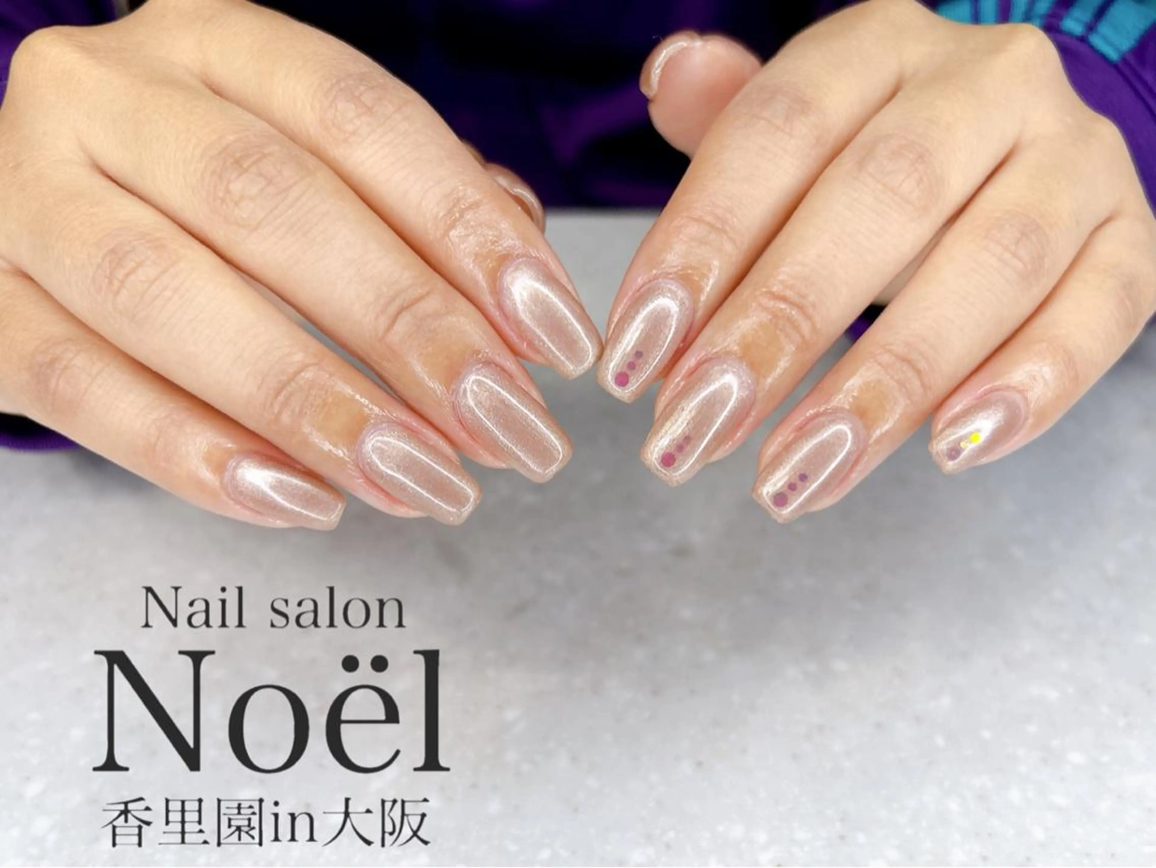ネイル ハンドネイル Nailsalon &Noel所属・もも 🍑のネイルデザイン