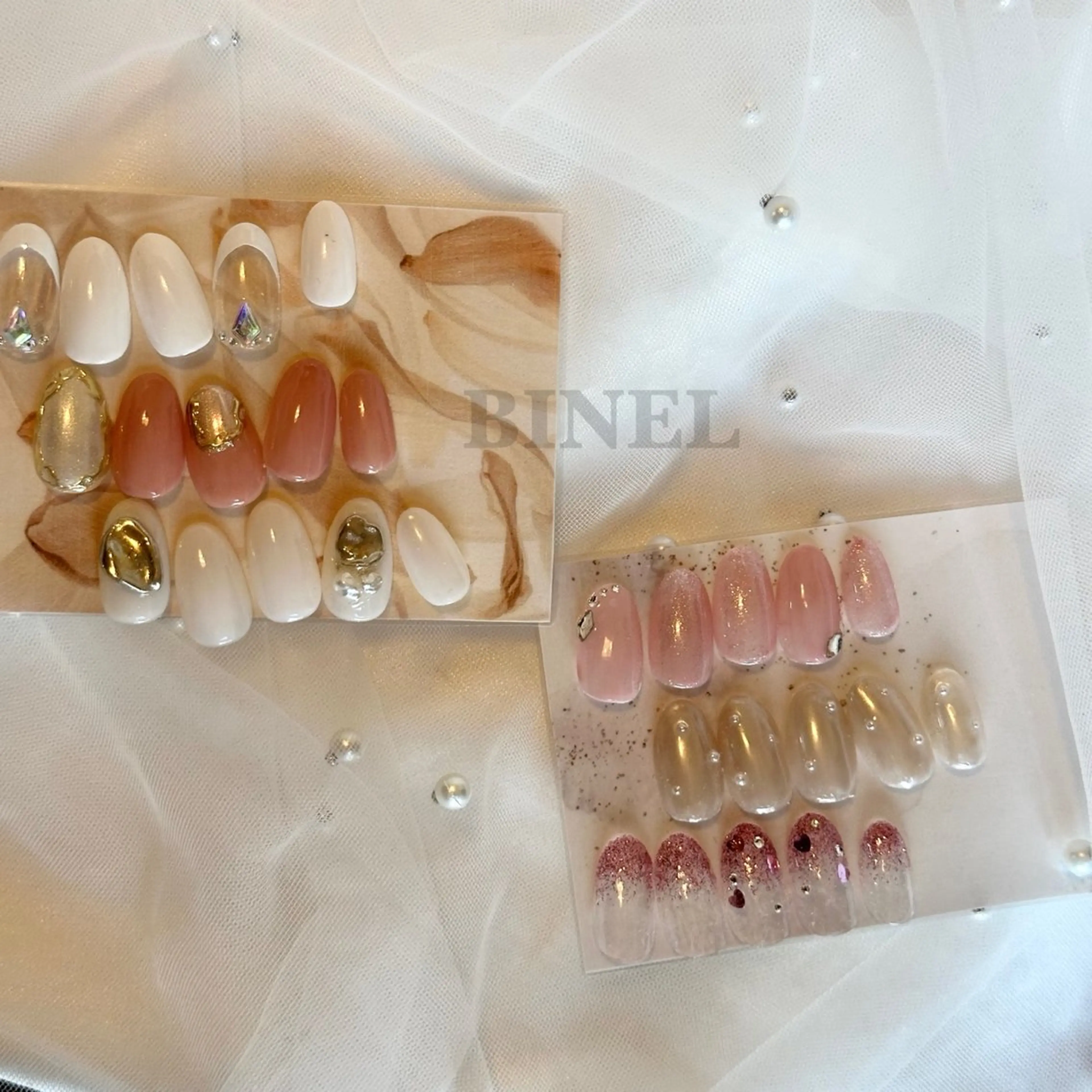 ネイル ネイルチップ ハンドネイル BINEL REINAのネイルデザイン