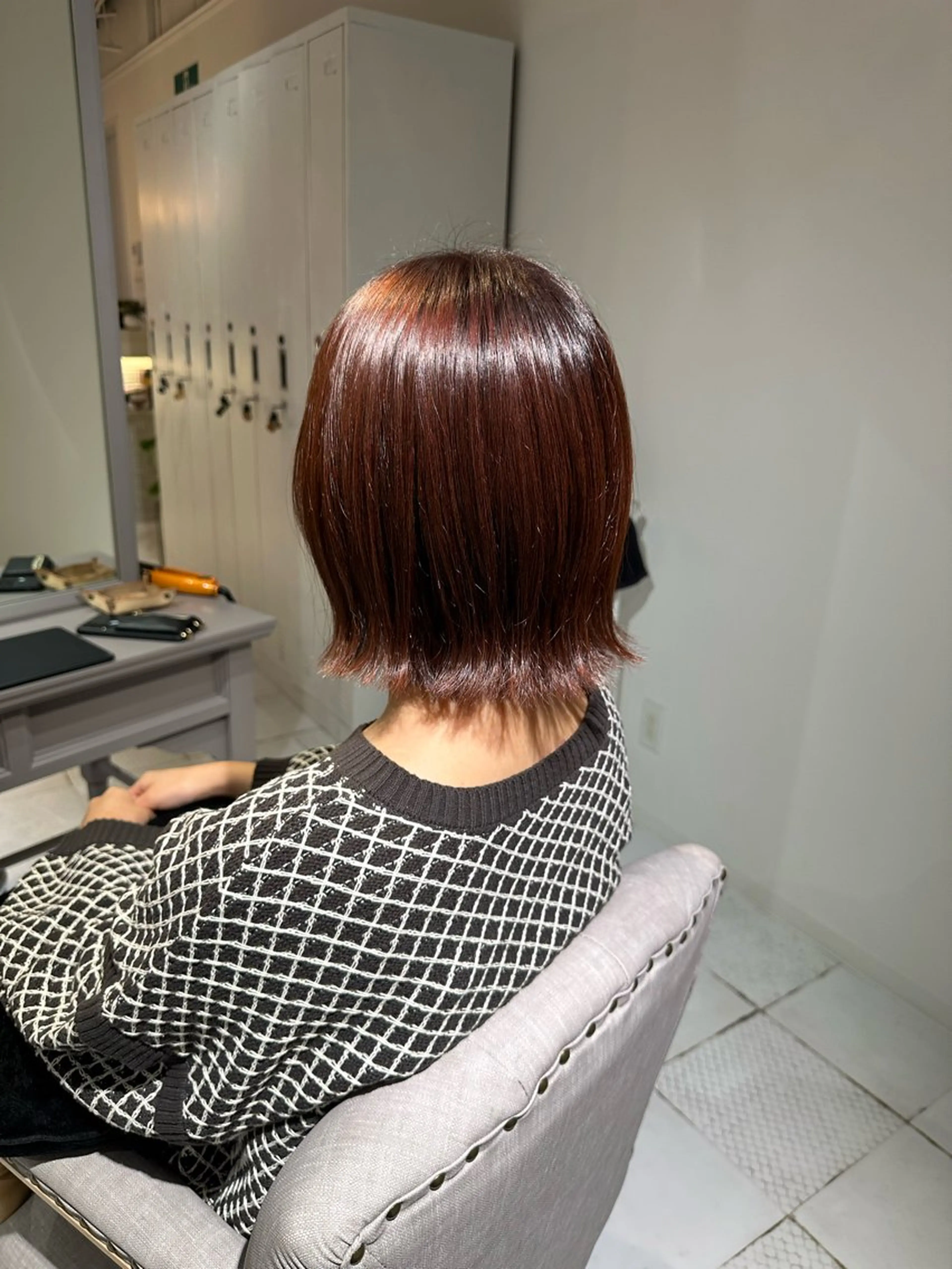 ショート カラー 髪質改善 AInoa  TENET所属・北千住 髪質改善 カナのヘアスタイル