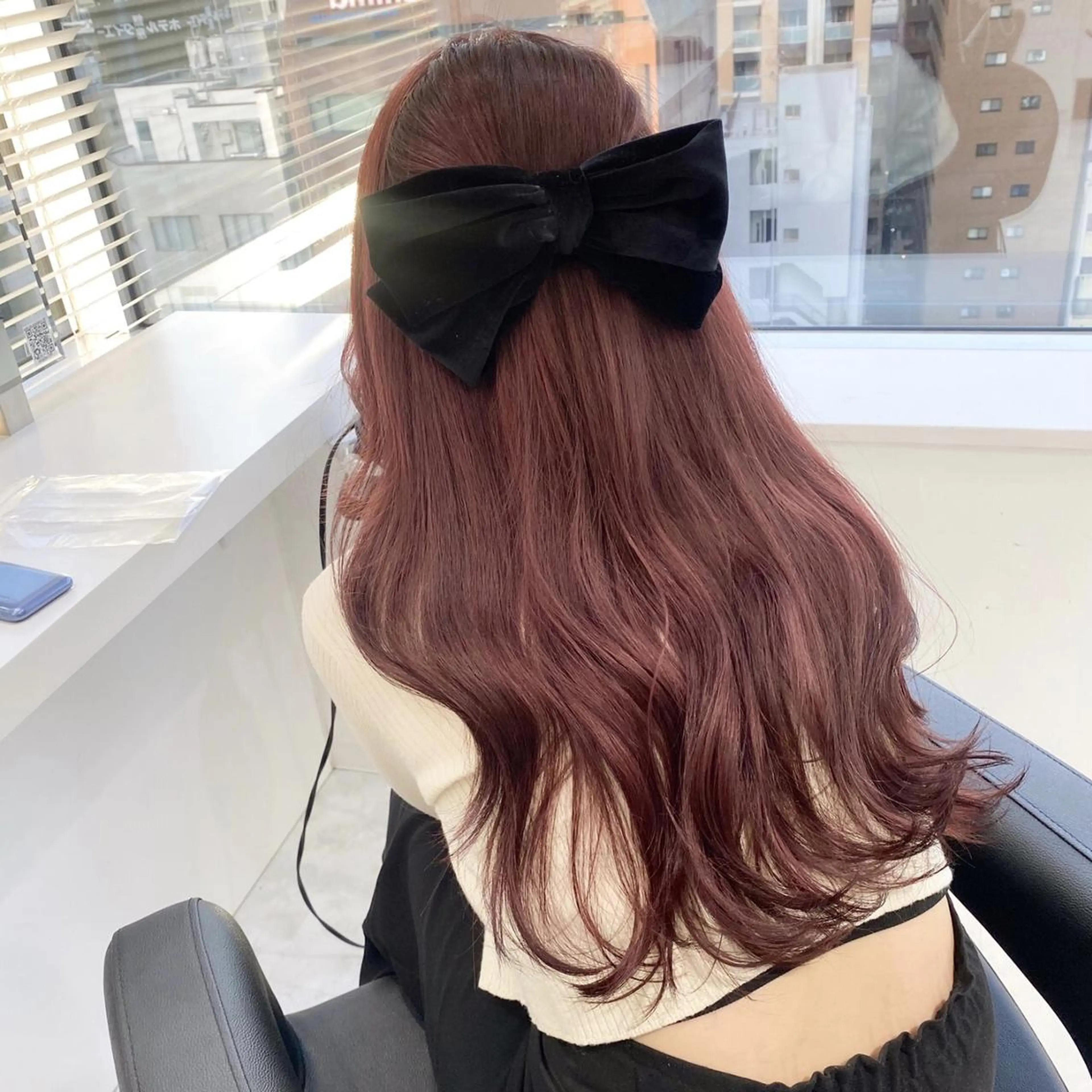 🍒5.6月限定メニュー🍒トレンドカット＋ブリーチなしダブルカラー♥️ワインレッド/ラベンダー系❤︎＋トリートメントの写真
