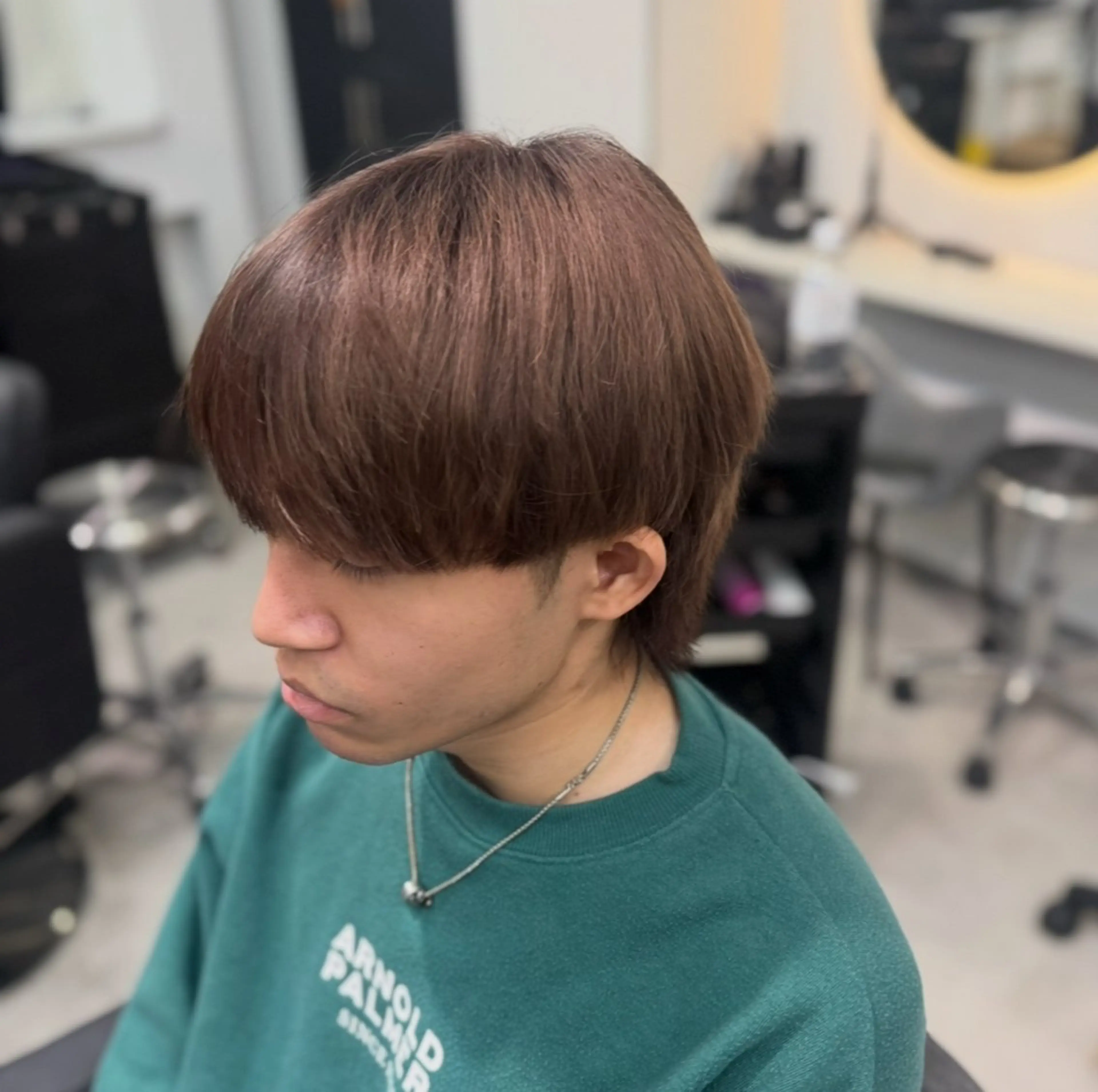 ショート メンズ ヘアカラー ゆめか /Lapis福岡今泉のヘアスタイル