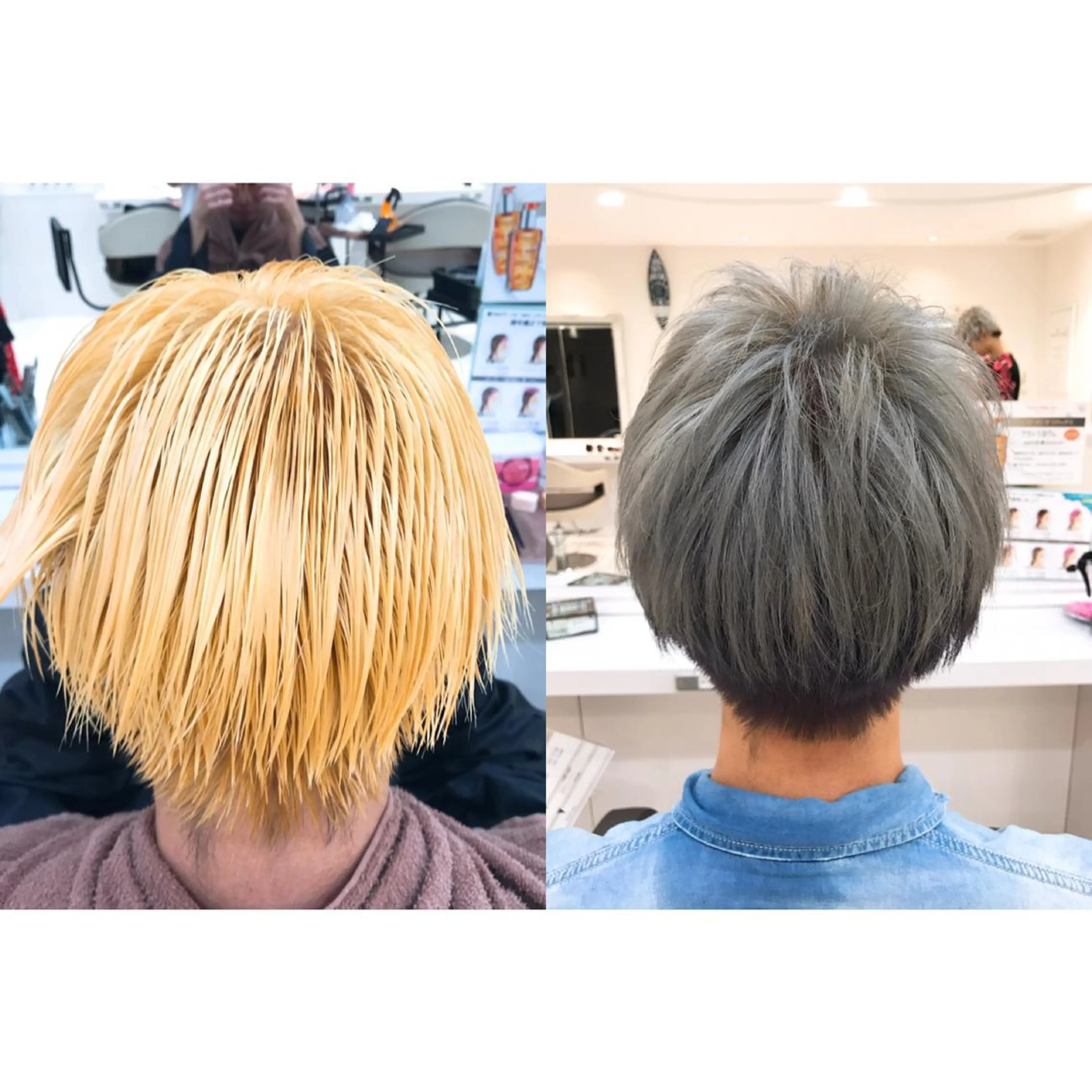 ショート カラー メンズ 内野 光葉のヘアスタイル