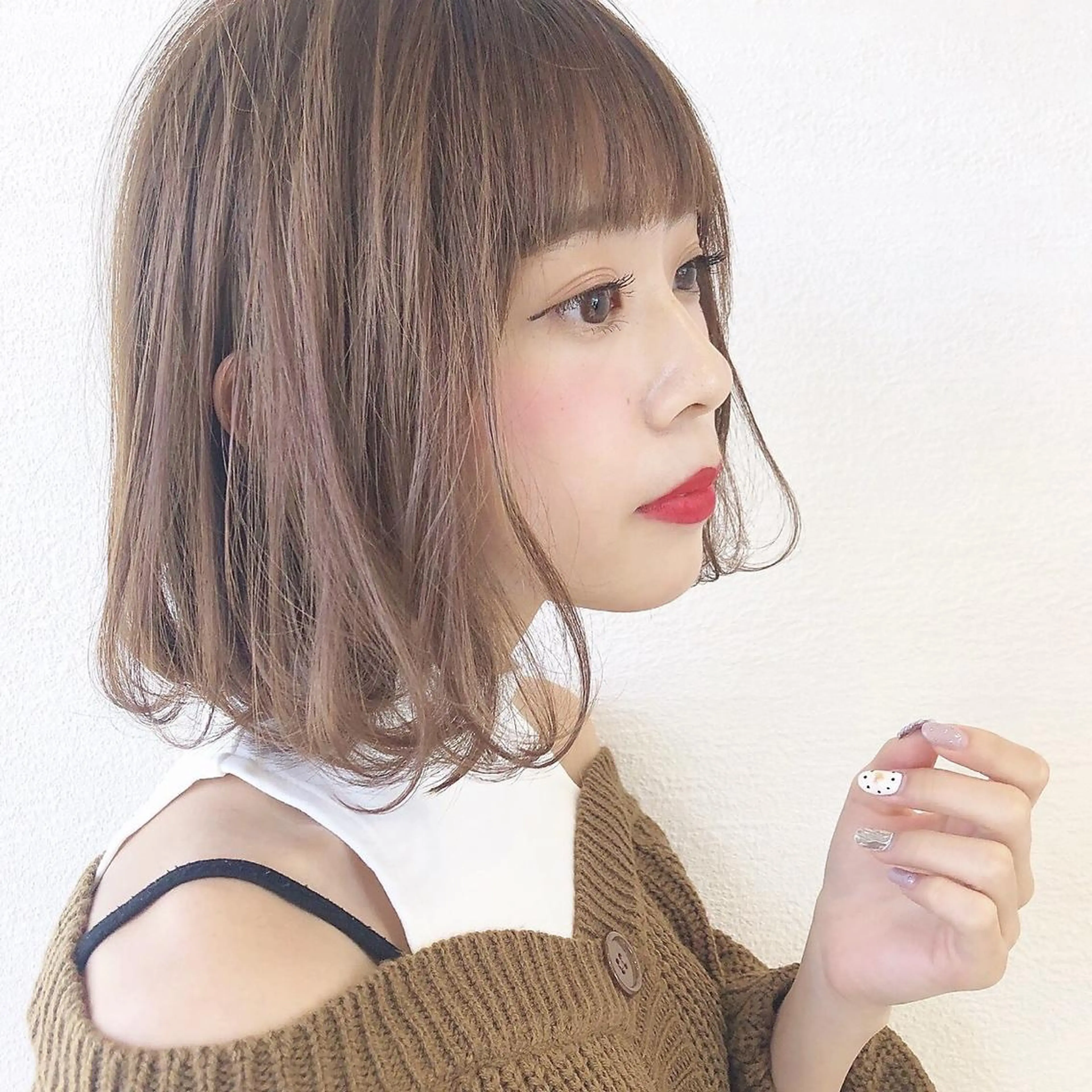 ショート カラー ボブ/縮毛矯正/ 髪質改善/三ツ木一生のヘアスタイル