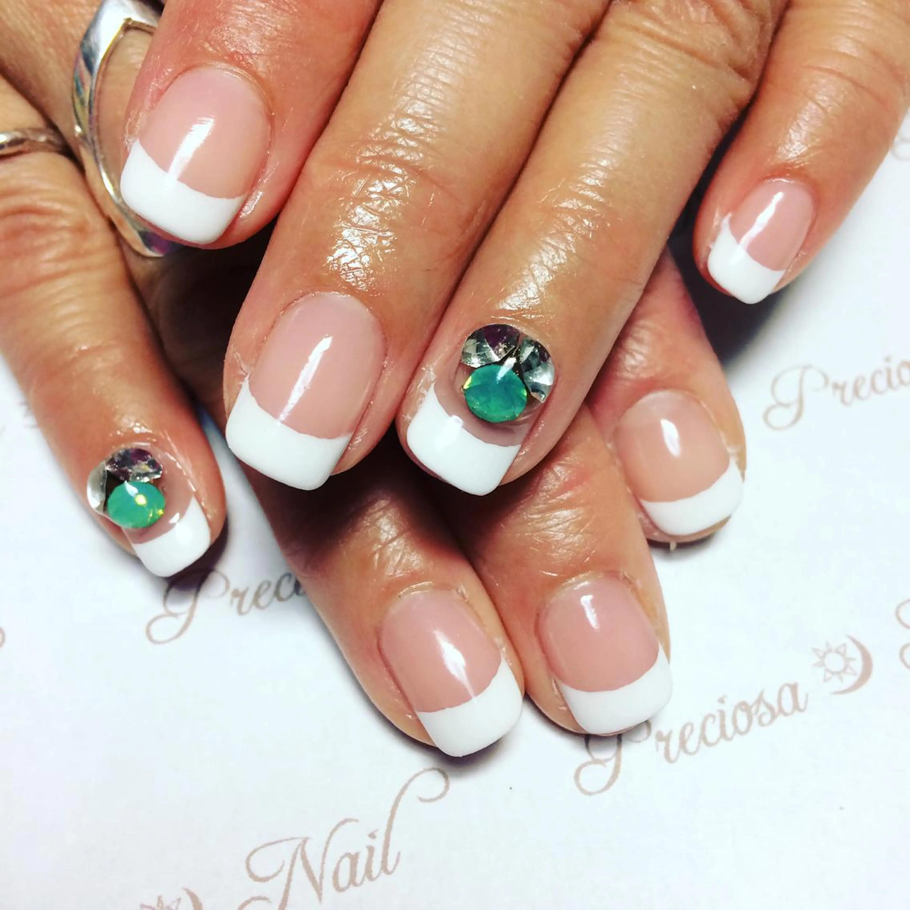 ネイル フレンチネイル ワンカラーネイル preciosa.nail所属・久場 晴美のネイルデザイン