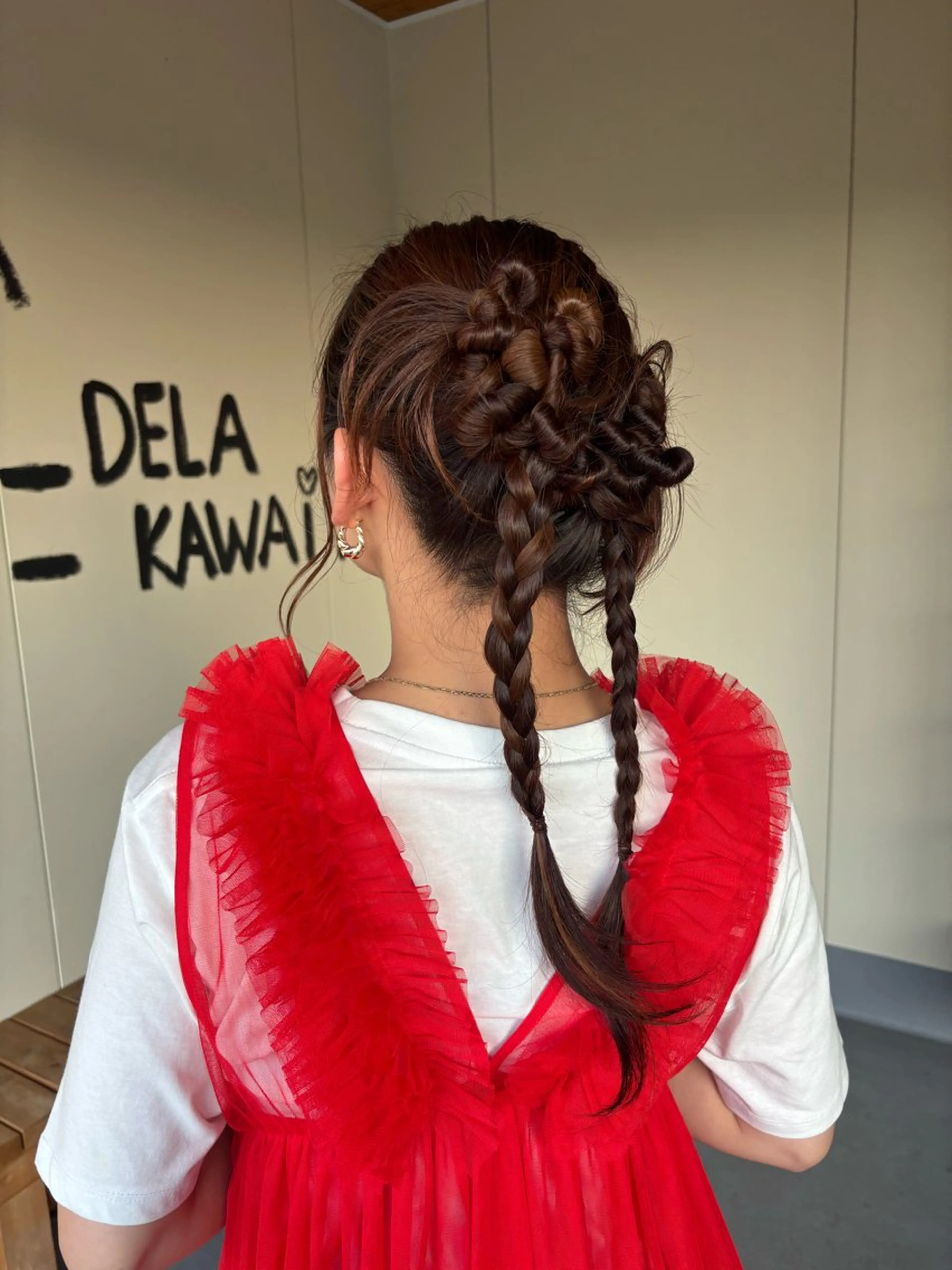 ヘアアレンジ 浴衣 はっとり ななせのヘアスタイル