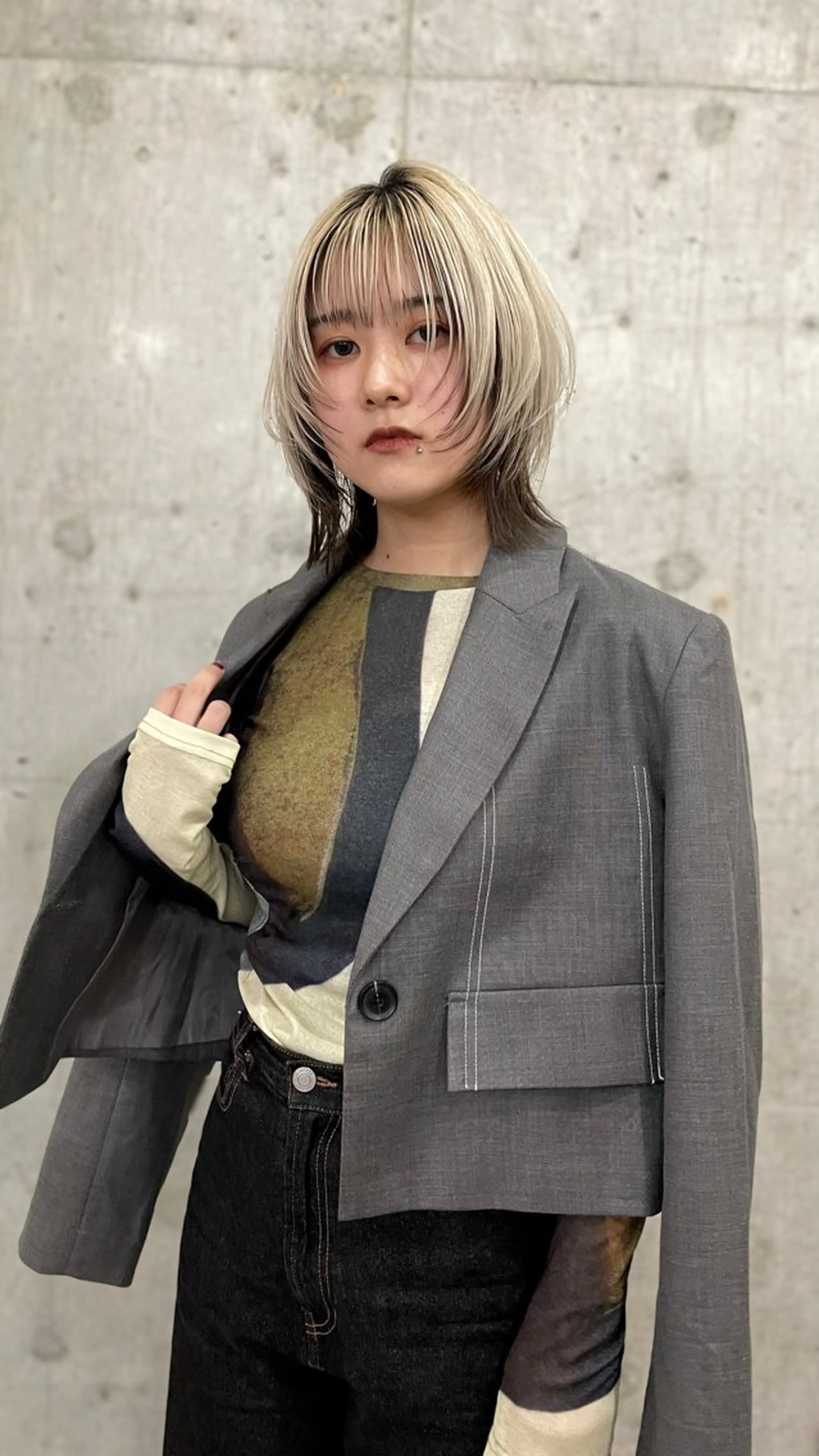 【ミディアムフェイスレイヤーカット】＋【保湿トリートメント】の写真