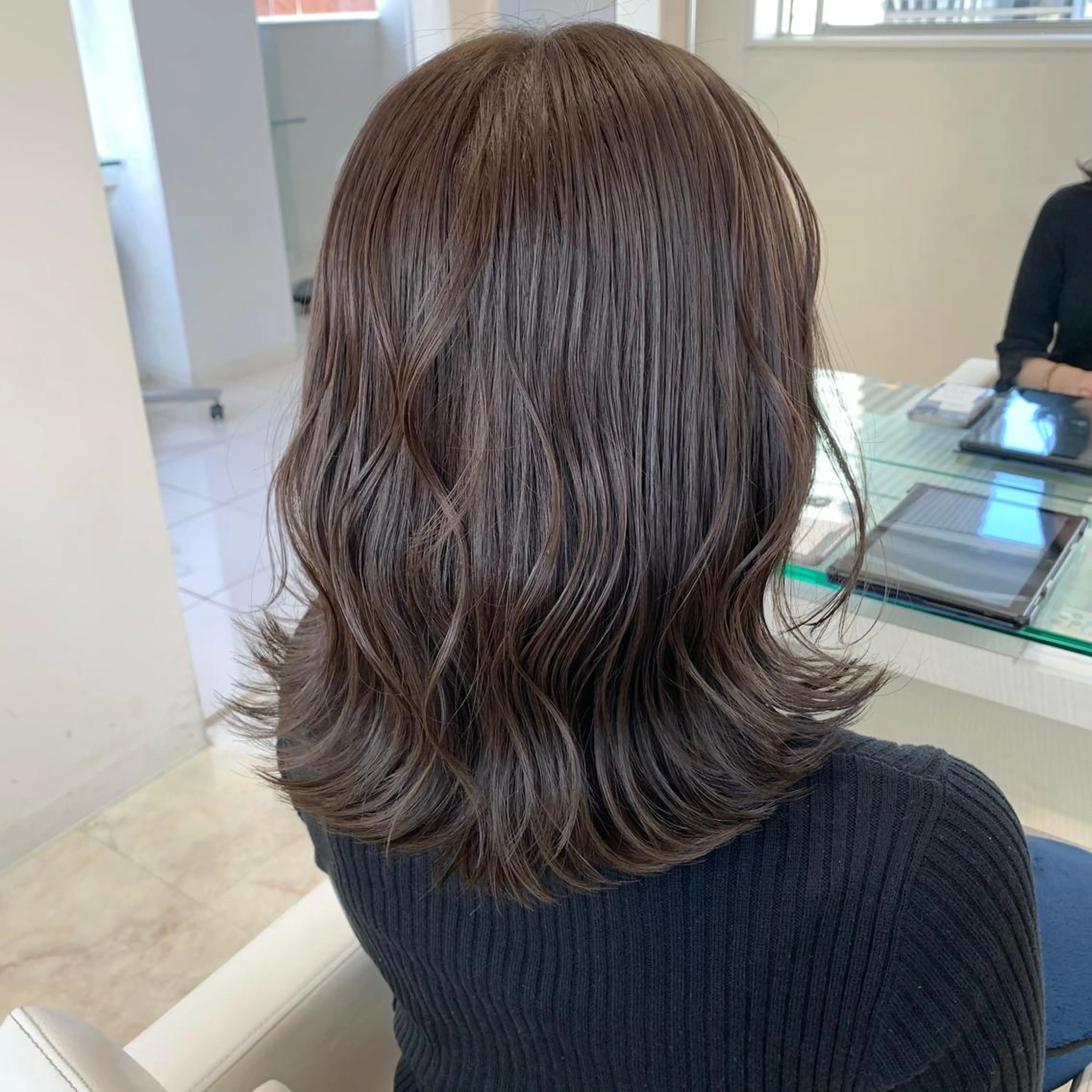 ミディアム 【ボブ、ミディアム、 髪質改善】浅川俊輝のヘアスタイル