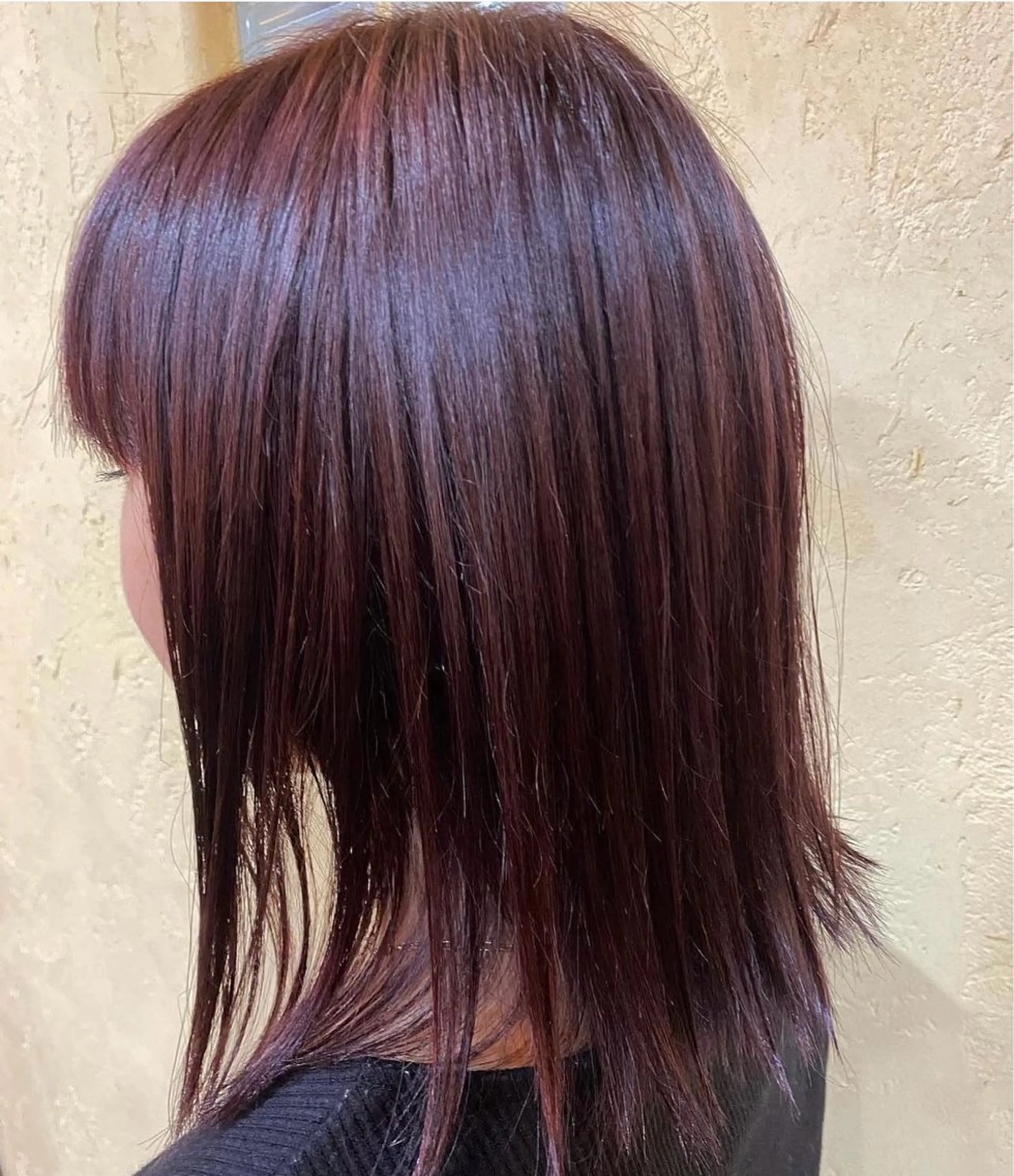 ミディアム カラー デザインカラー ハイライトカラー ハイトーンカラー ハイライト ヘアカラー トリートメント terra🌈大久保 睦美のヘアスタイル