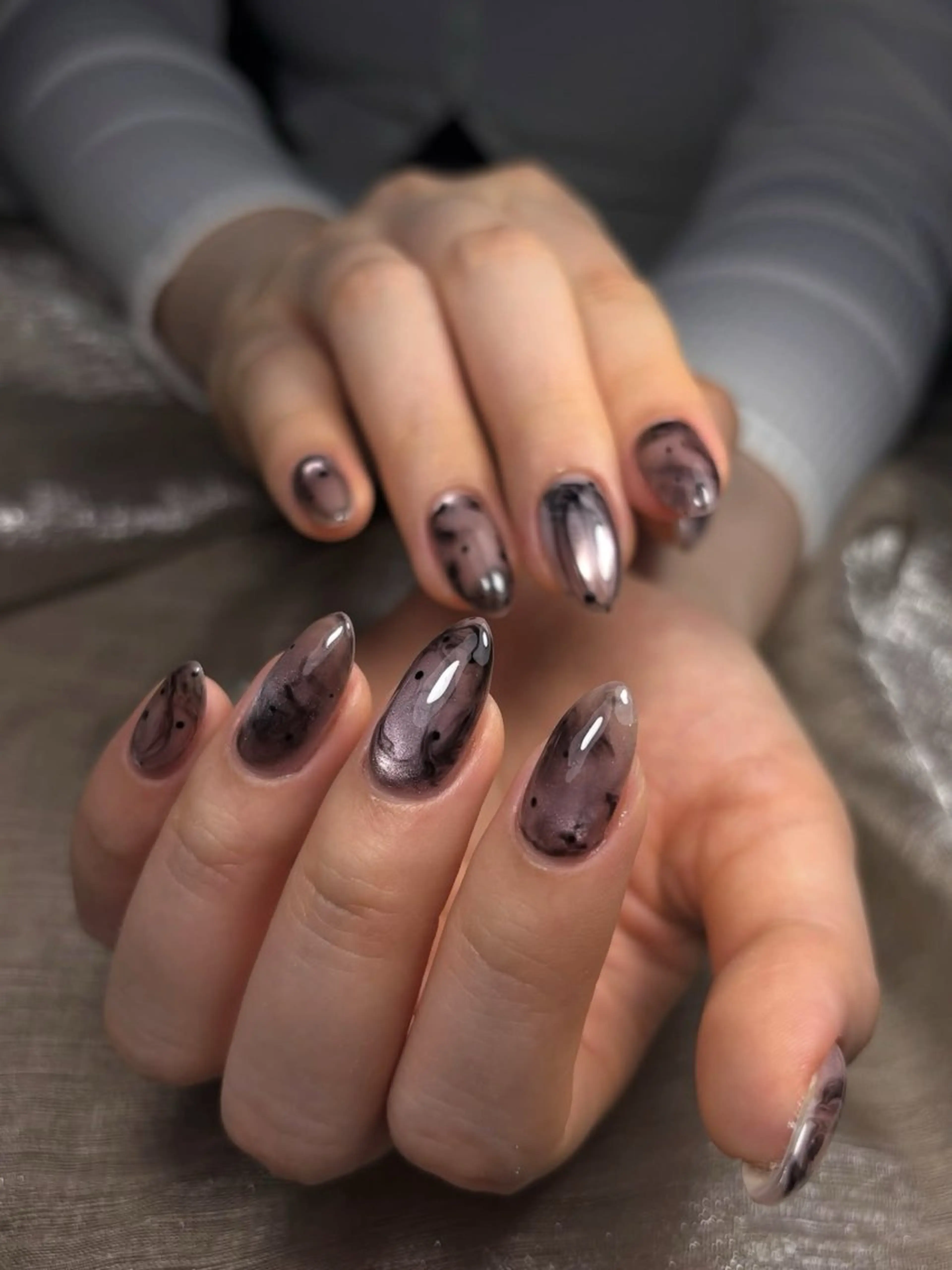 ネイル チークネイル フットネイル フレンチネイル グラデーション 韓国ネイル Ribbonnail salonのネイルデザイン