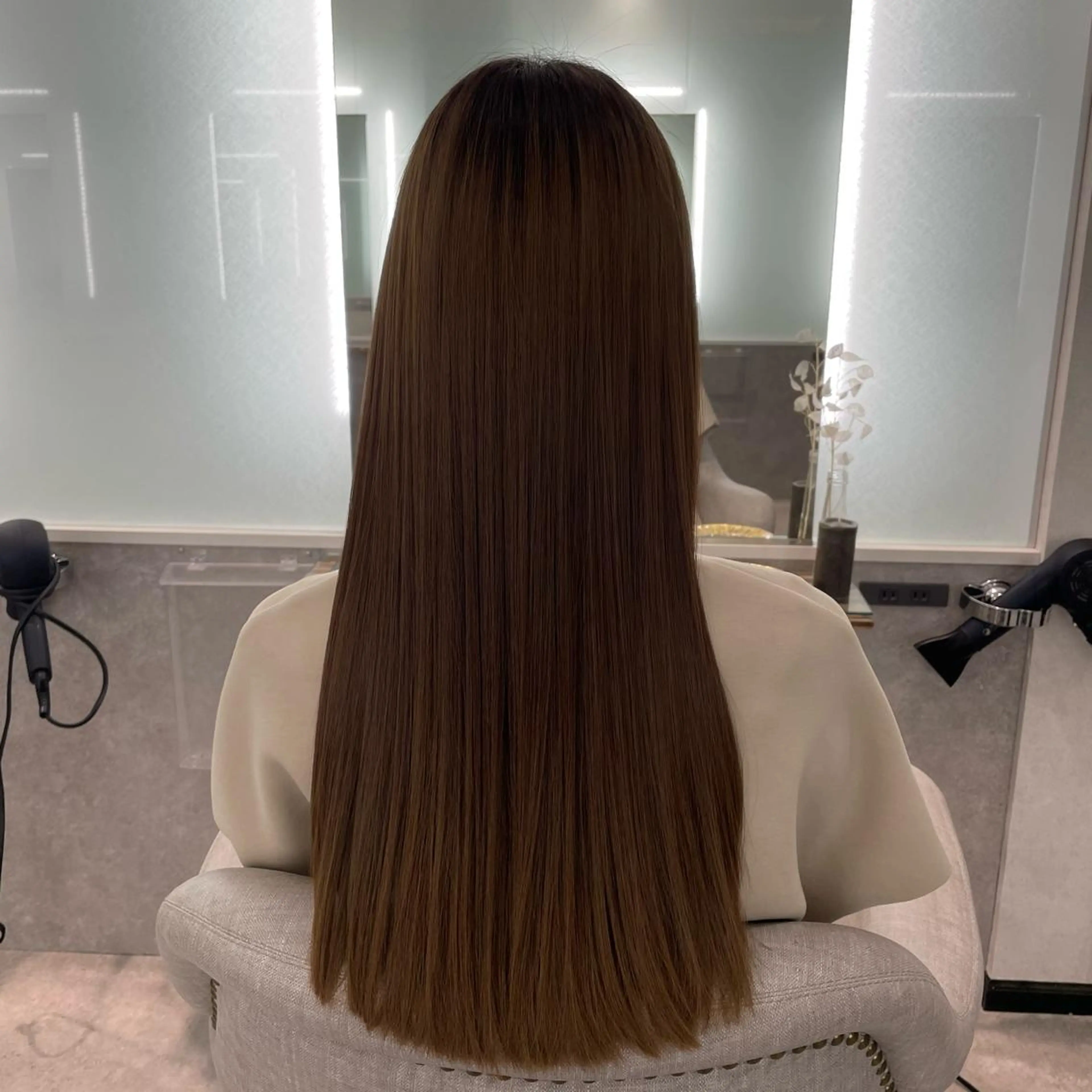 ロング 縮毛矯正 樋口 功樹のヘアスタイル