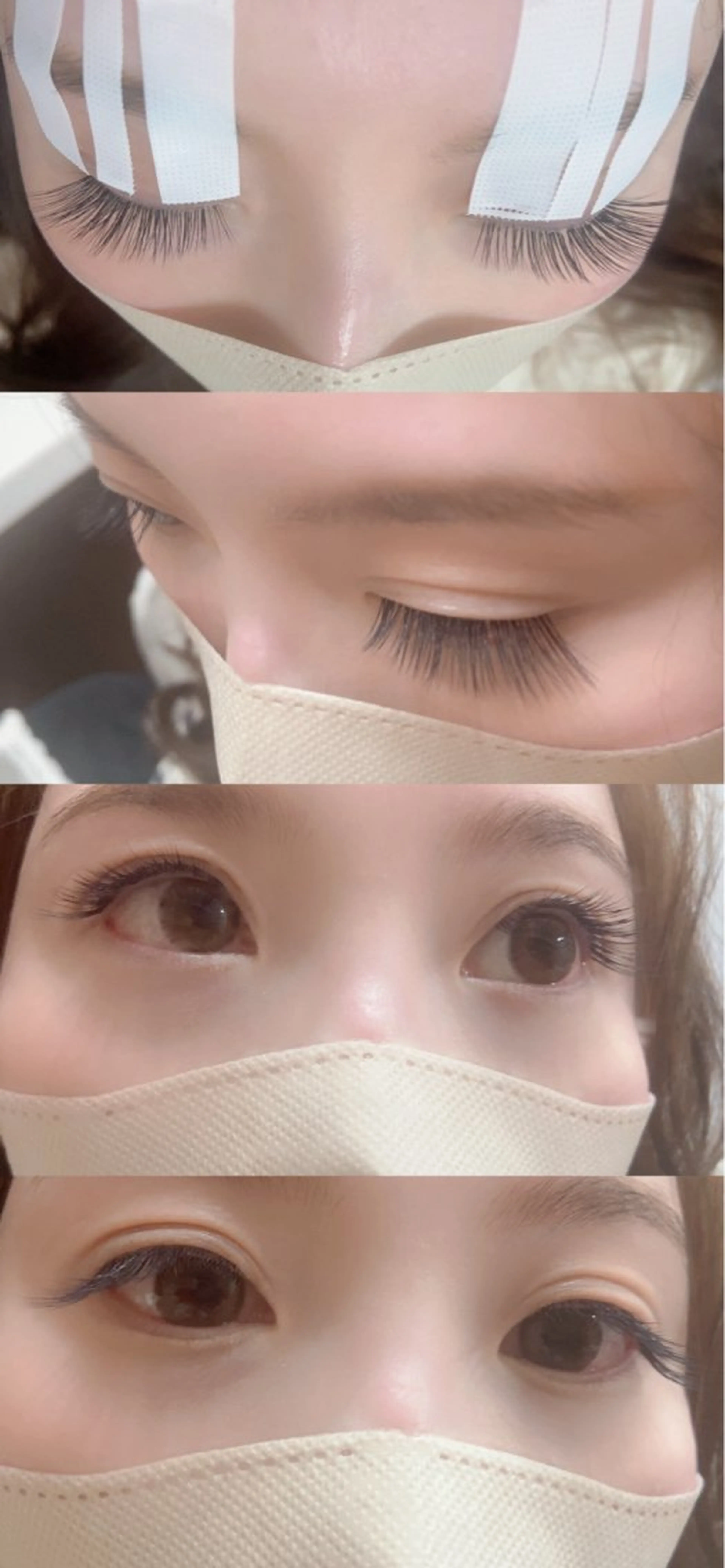 マツエク・マツパ EYE Bright eyelash(アイブライト)所属・静 かのマツエク・マツパデザイン