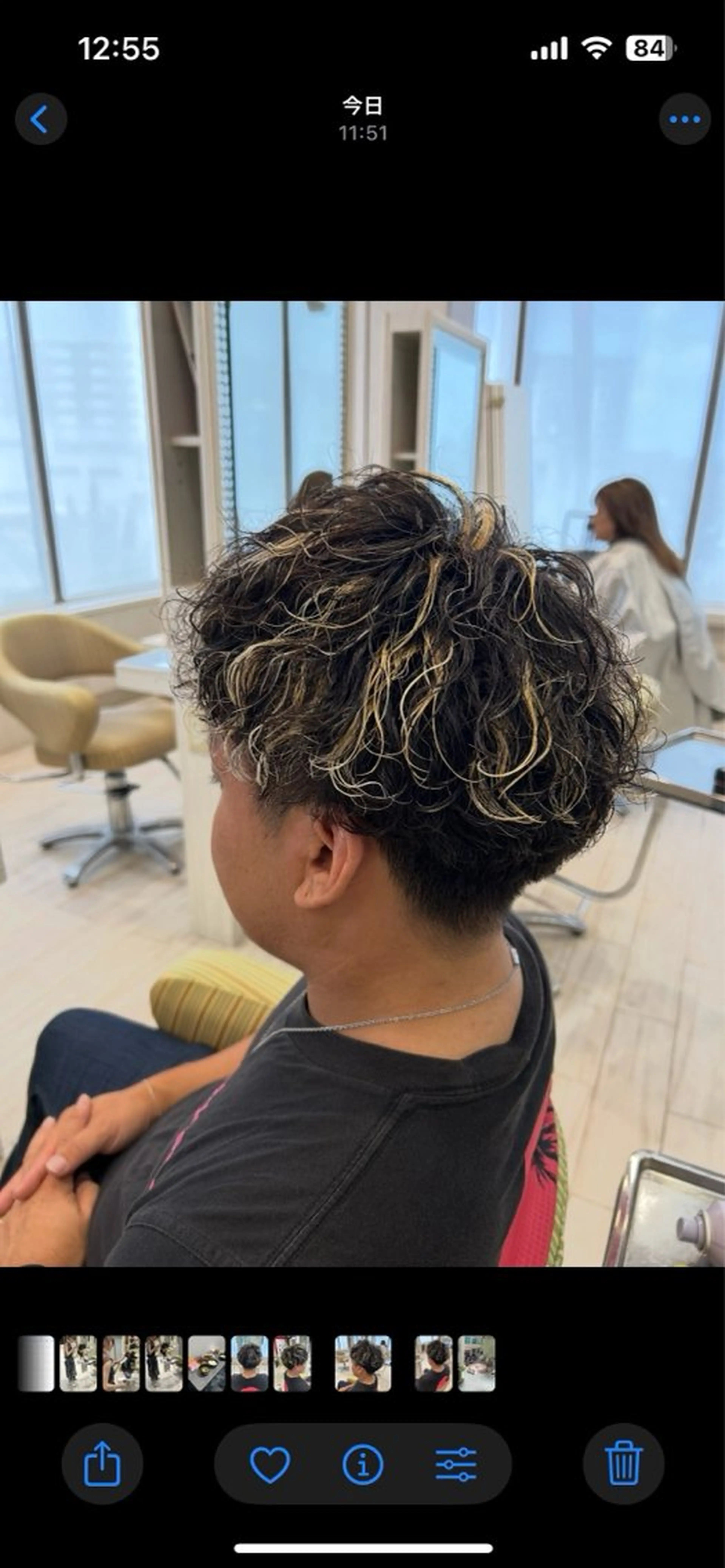 ショート メンズ カット パーマ 中川 拓弥のヘアスタイル