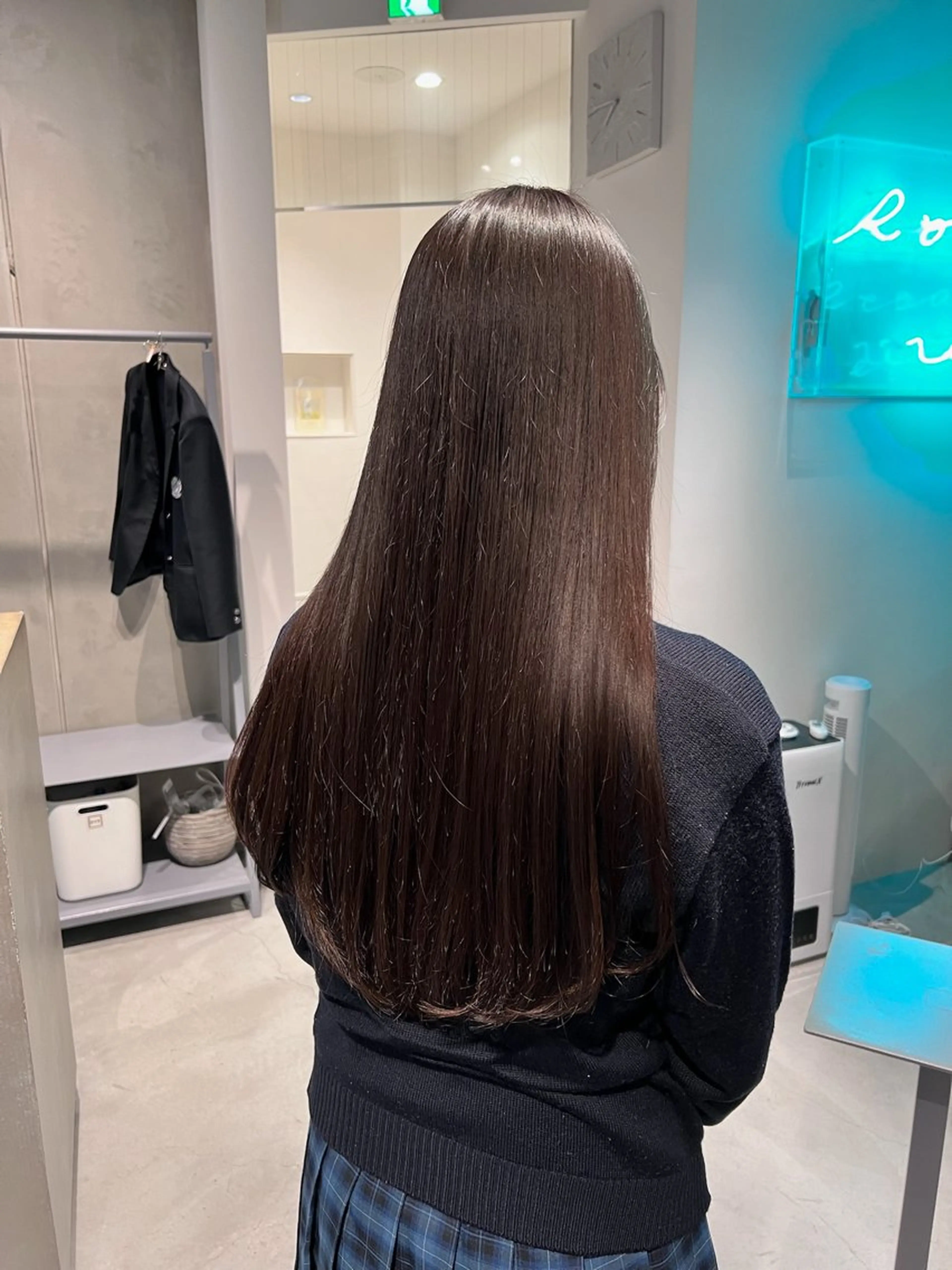 ロング カット 縮毛矯正 トリートメント ROCAReTA  河原町三条所属・🌐👽フクイ キララ🌎💎のヘアスタイル
