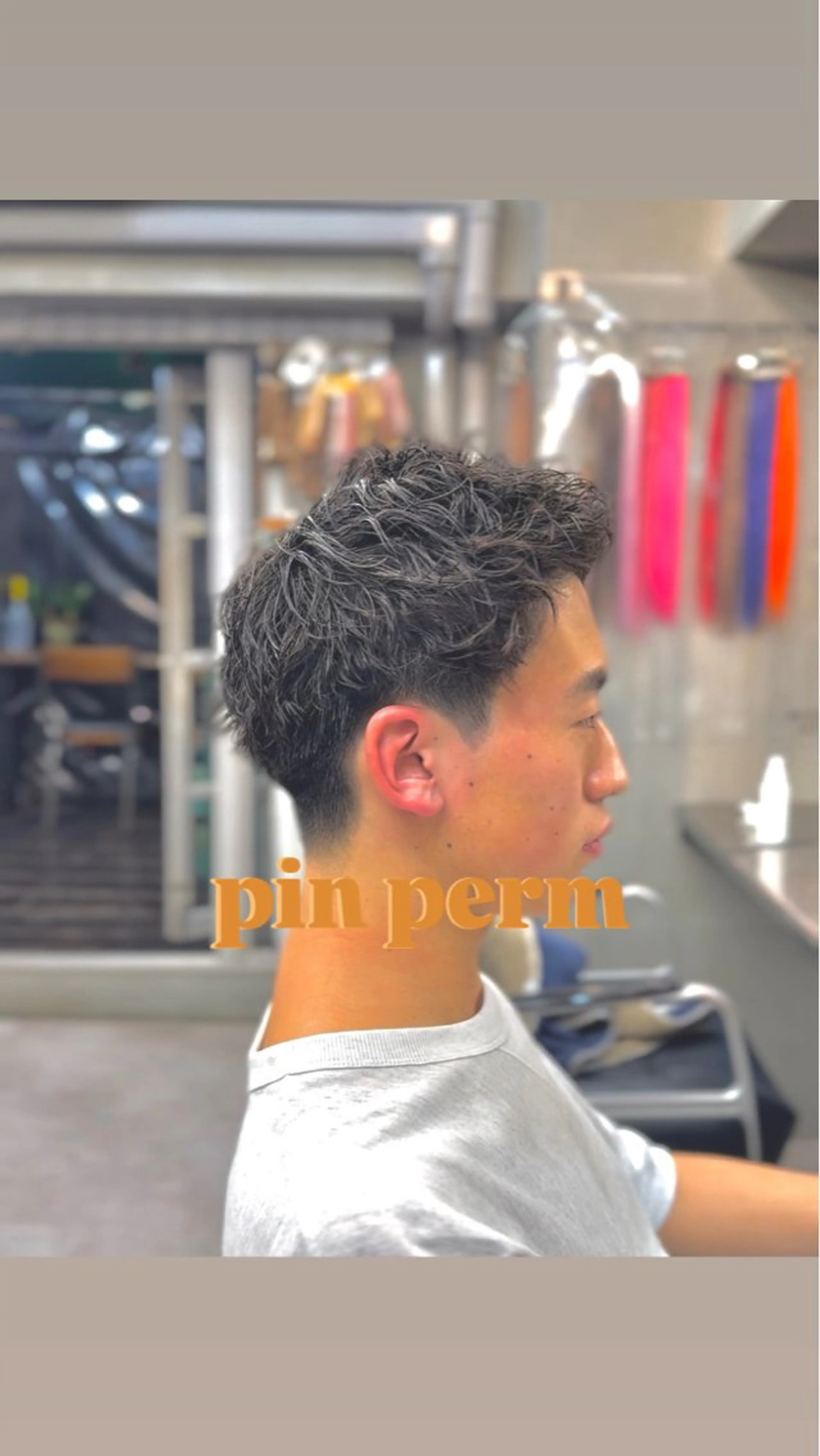 ショート パーマ ショートヘア カット パーマ TNB tokyo所属・パーマ・カット渋谷 トモヤのヘアスタイル