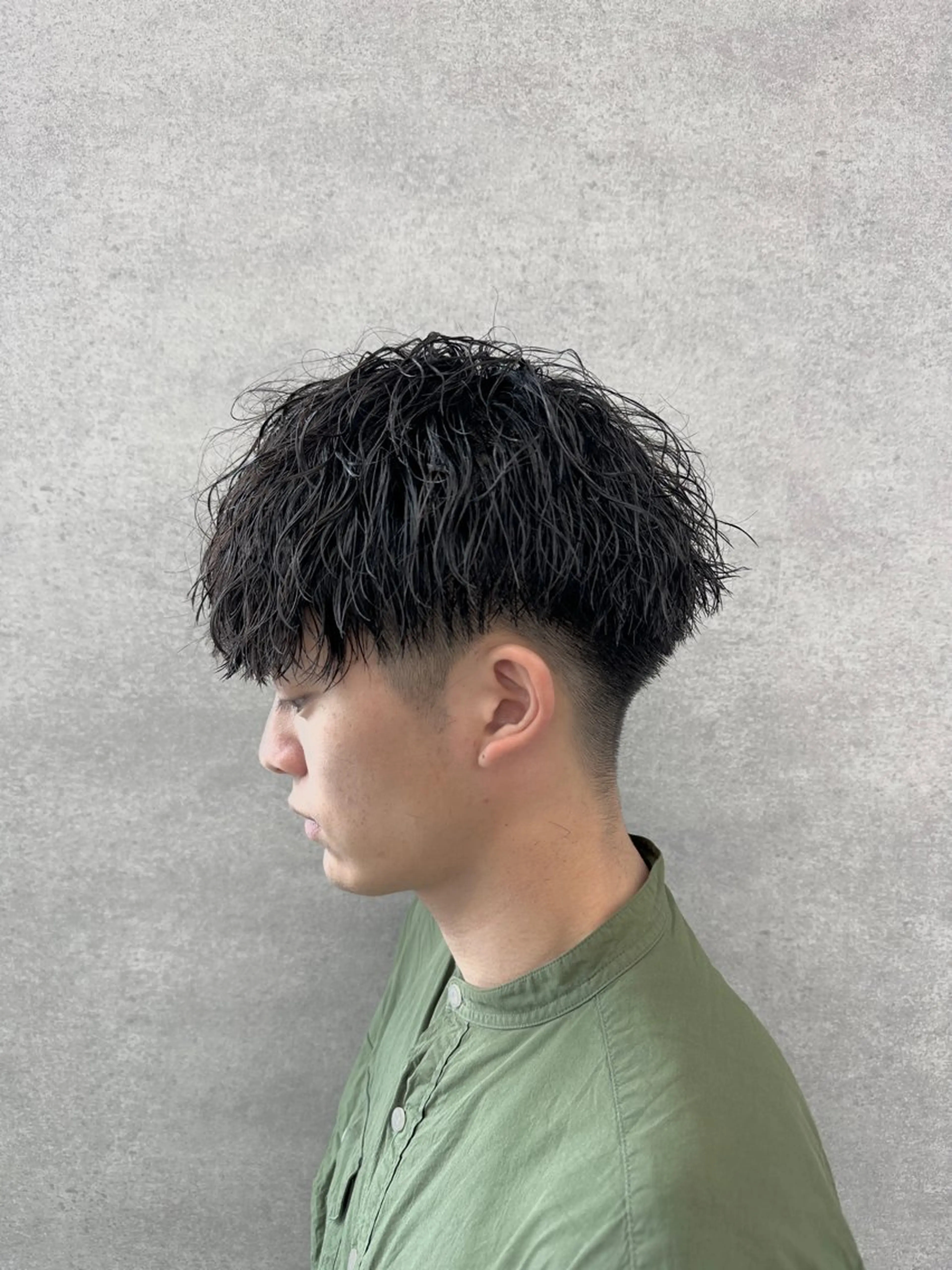 ショート パーマ メンズ 渋谷駅から徒歩1分 BLUCKメンズヘアのヘアスタイル