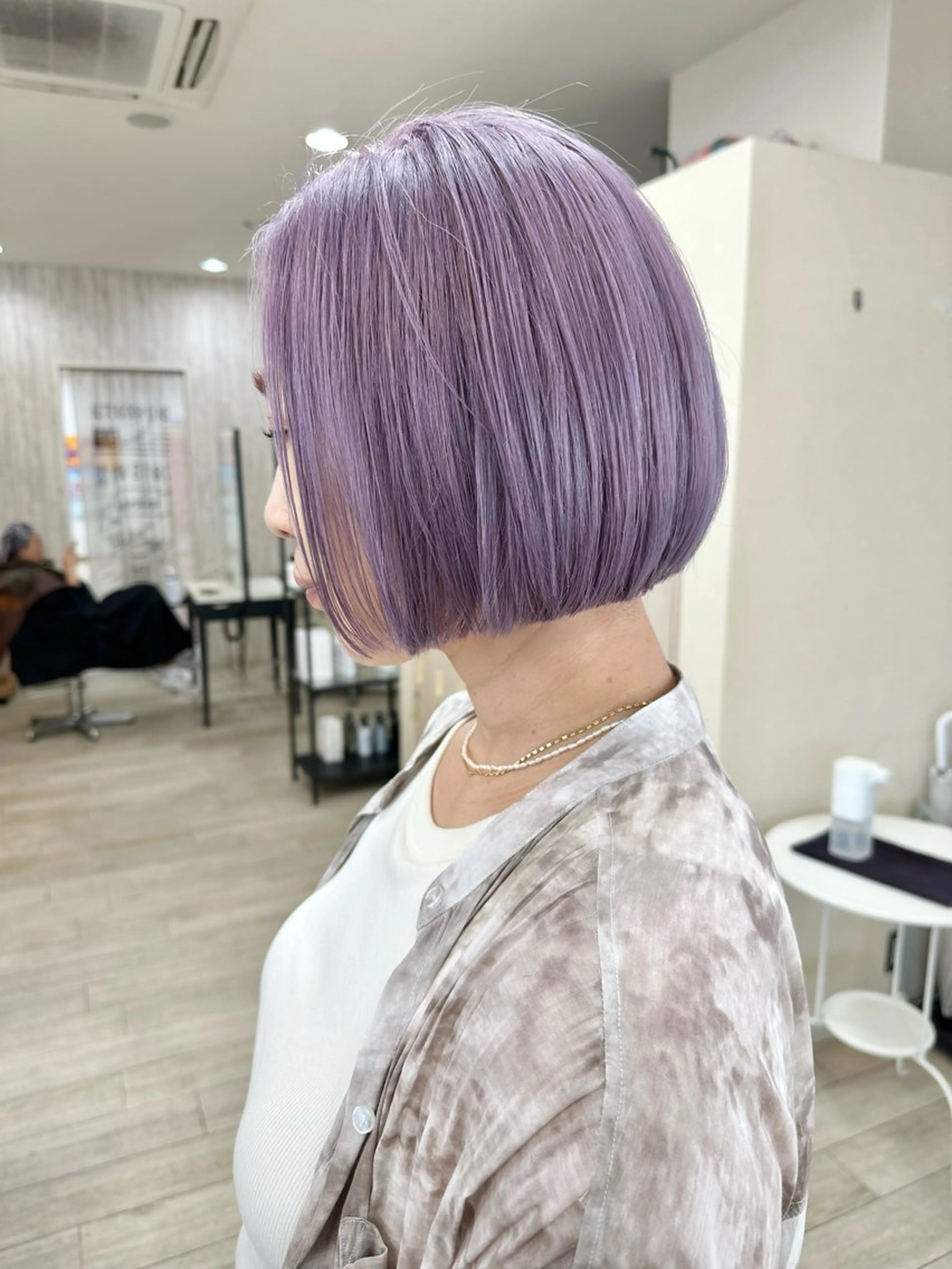ショート カラー ヘアカラー 大人可愛い/透明感 カラー🐰RINAのヘアスタイル