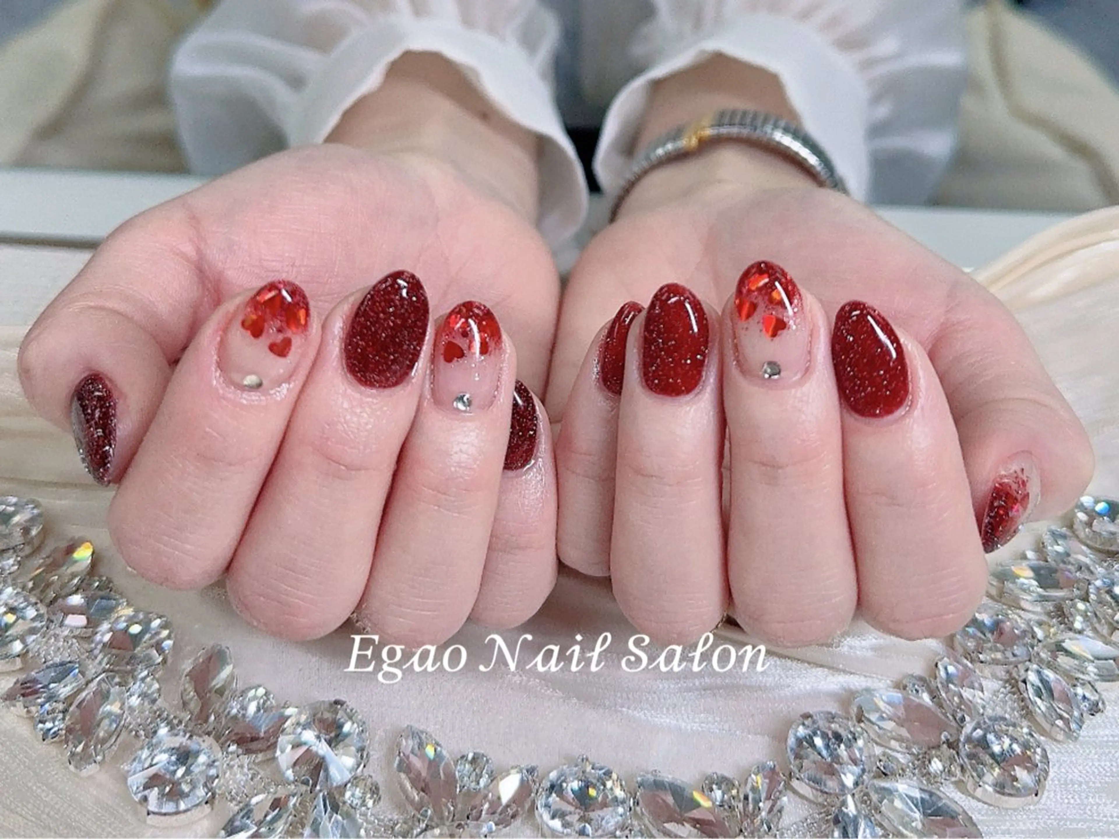 ネイル フットネイル ジェルネイル 韓国ネイル マグネットネイル メンズネイル ハンドネイル Egao Nail Salonのネイルデザイン