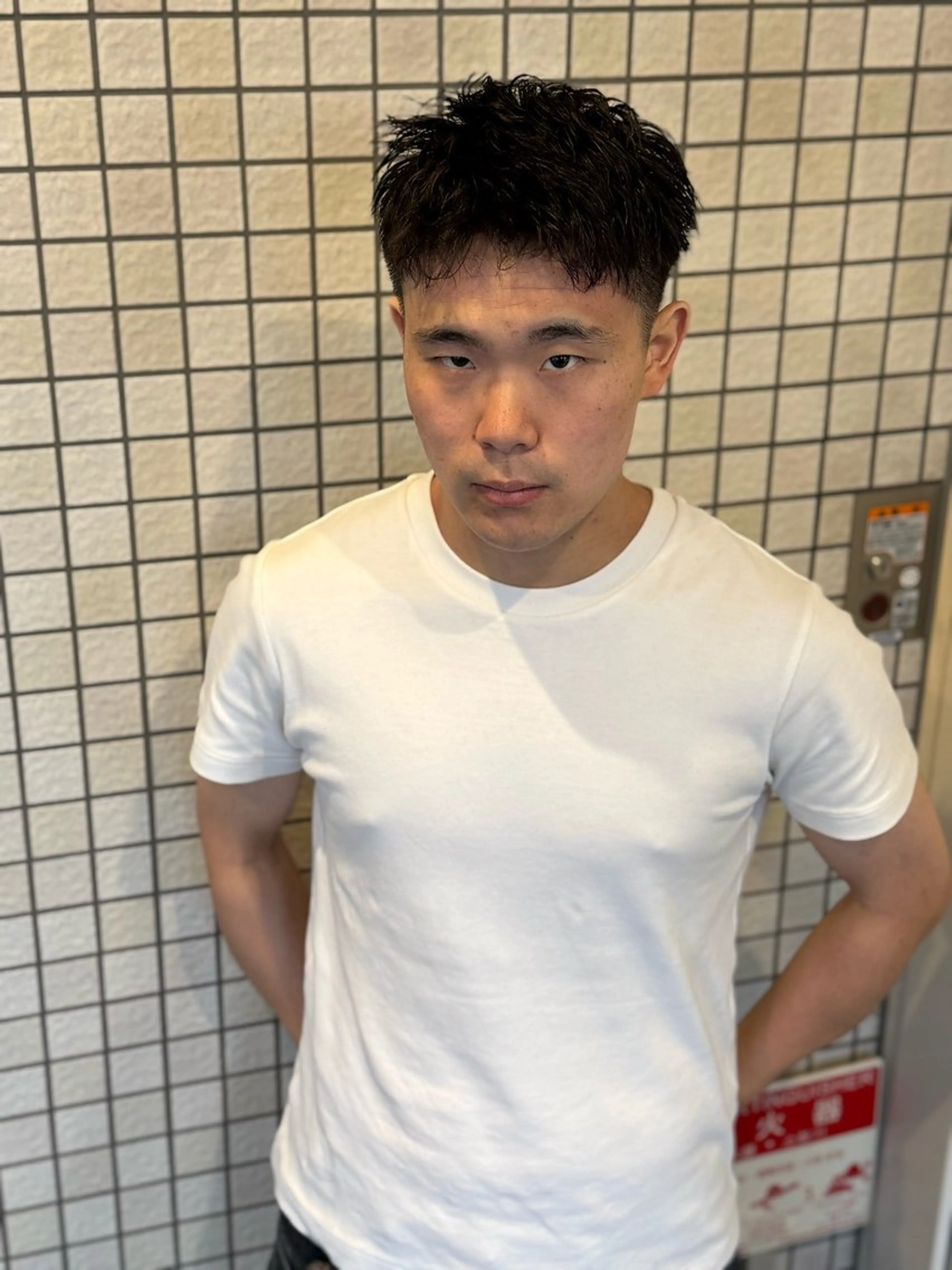 メンズ カット 🔥フェードパーマ NO.1/LEO🔥のヘアスタイル