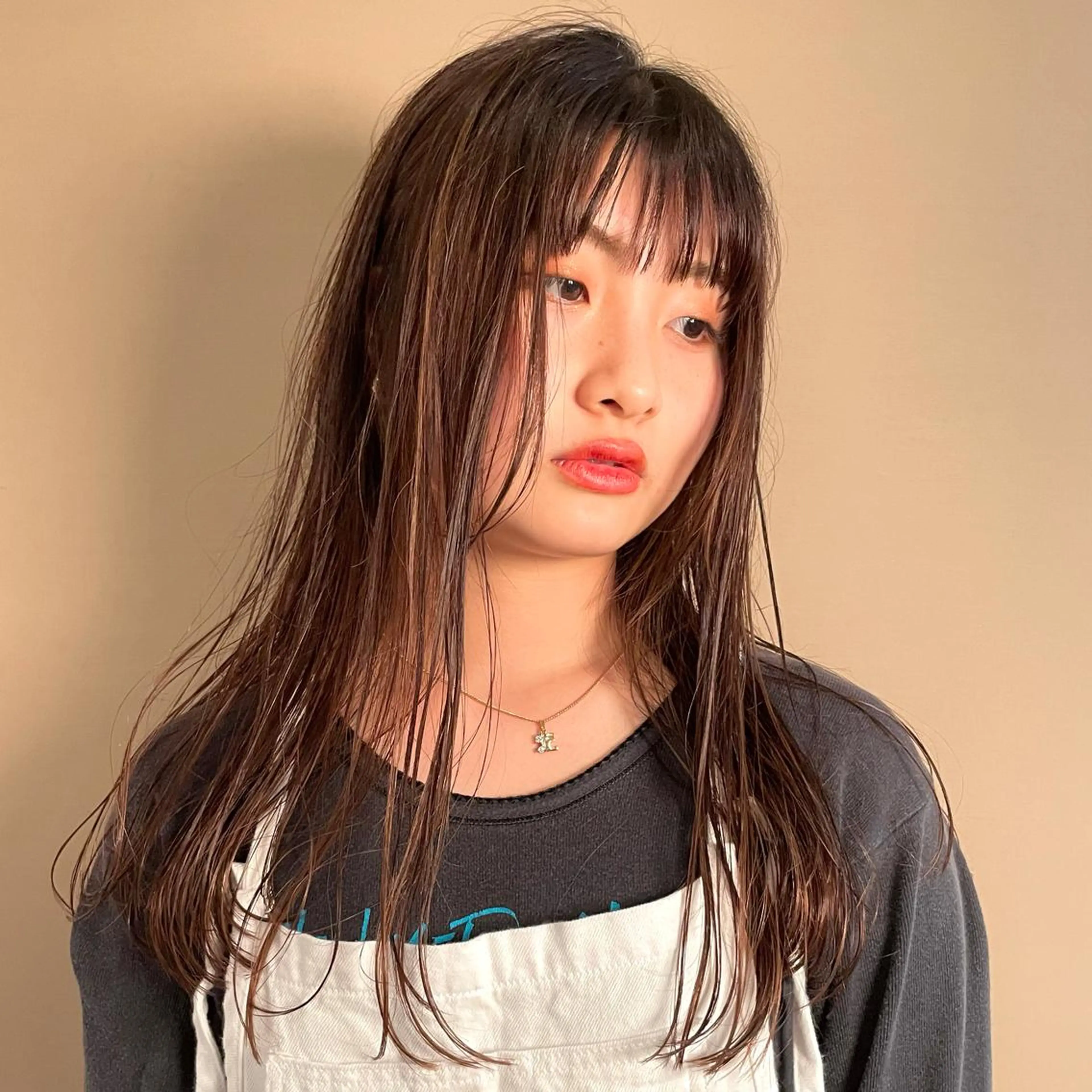 ミディアム カラー ハイライトカラー ハイライト カット ヘアカラー トリートメント SALOWIN所属・ブリーチ🧹 ボブ✨レイヤーのヘアスタイル