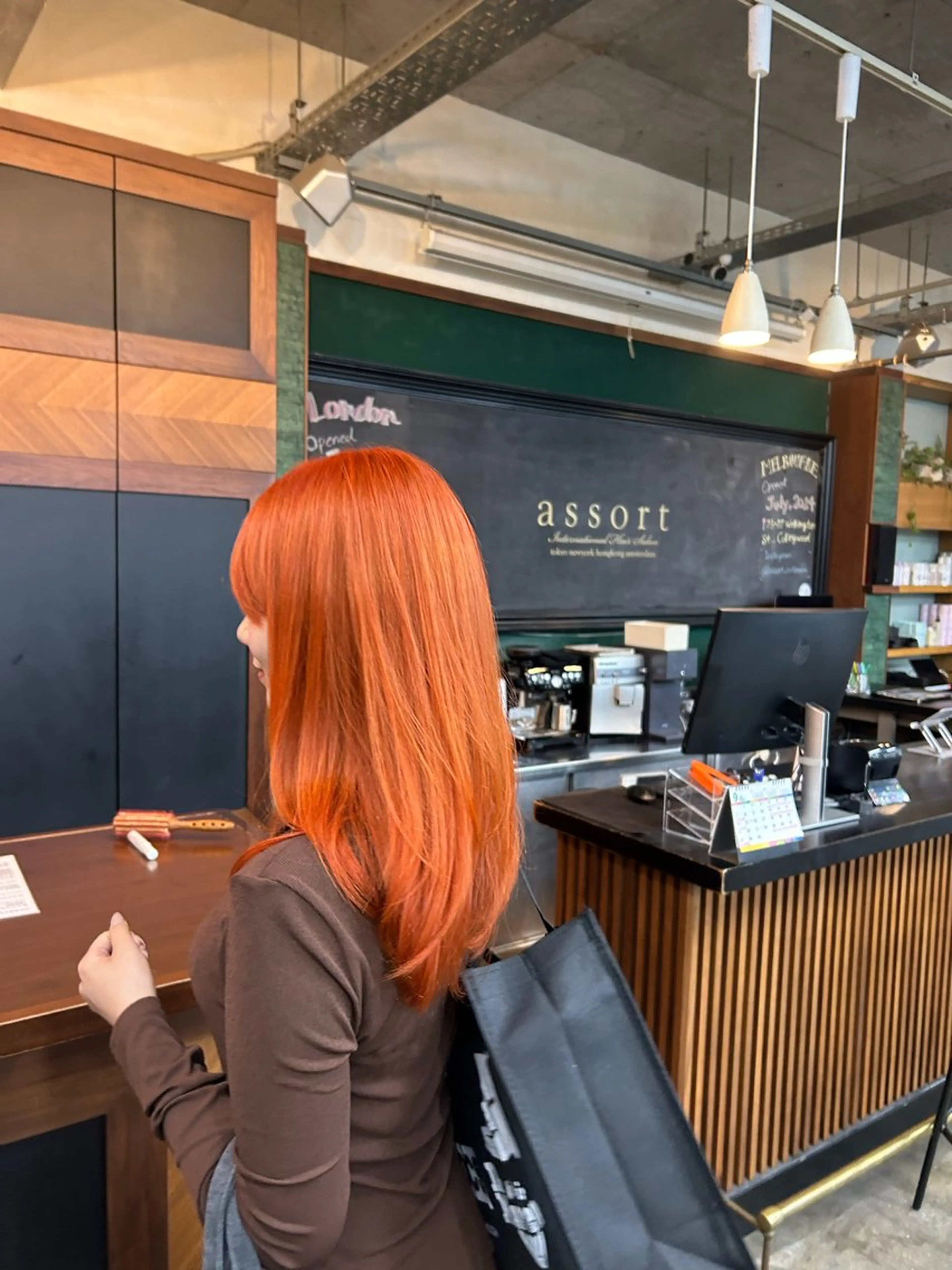 ロング カラー akari 🩵のヘアスタイル