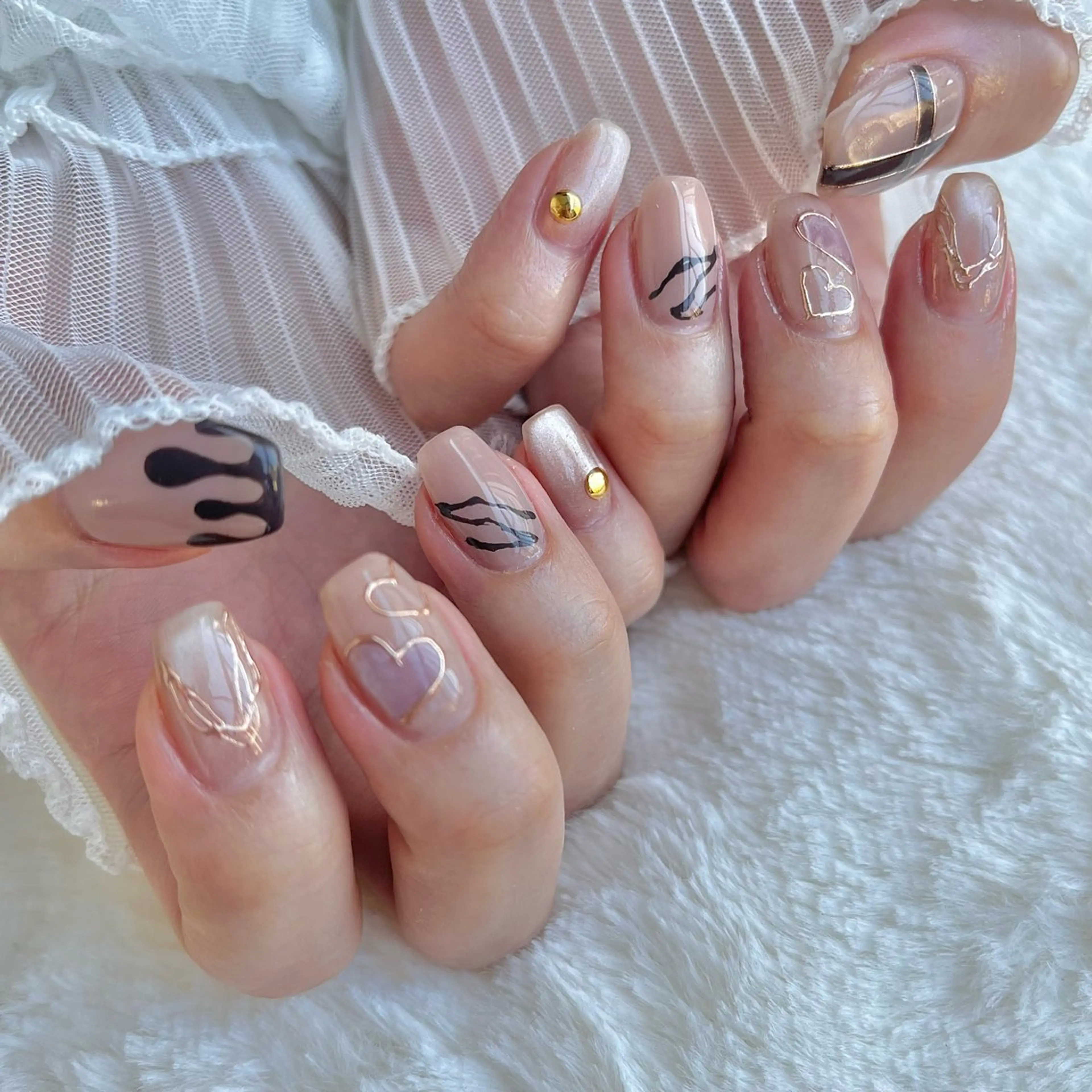 ネイル ハンドネイル フットネイル Nailsalon Fave/Rinaのネイルデザイン