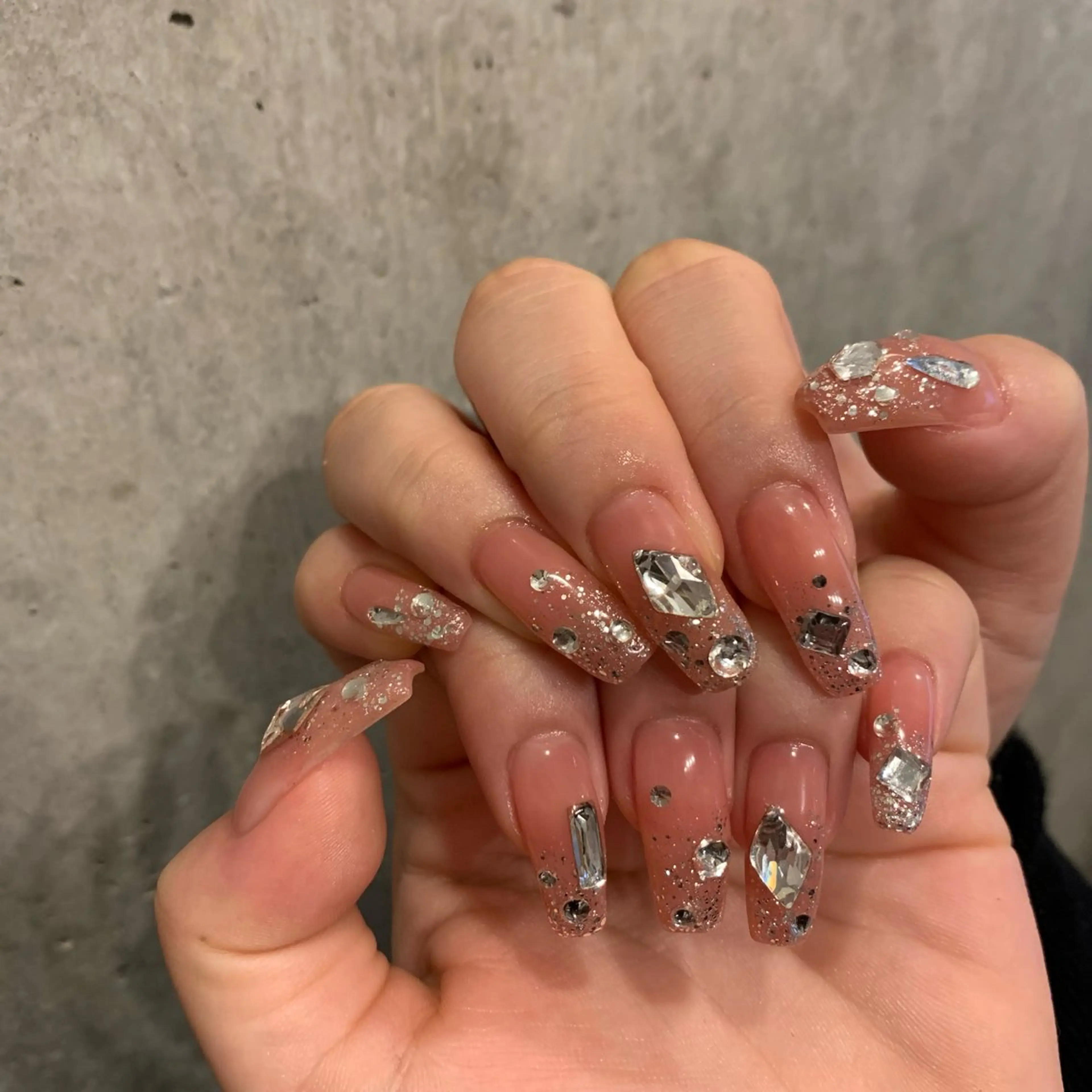 ネイル キラキラネイル ハンドネイル Lélia nail Himariのネイルデザイン