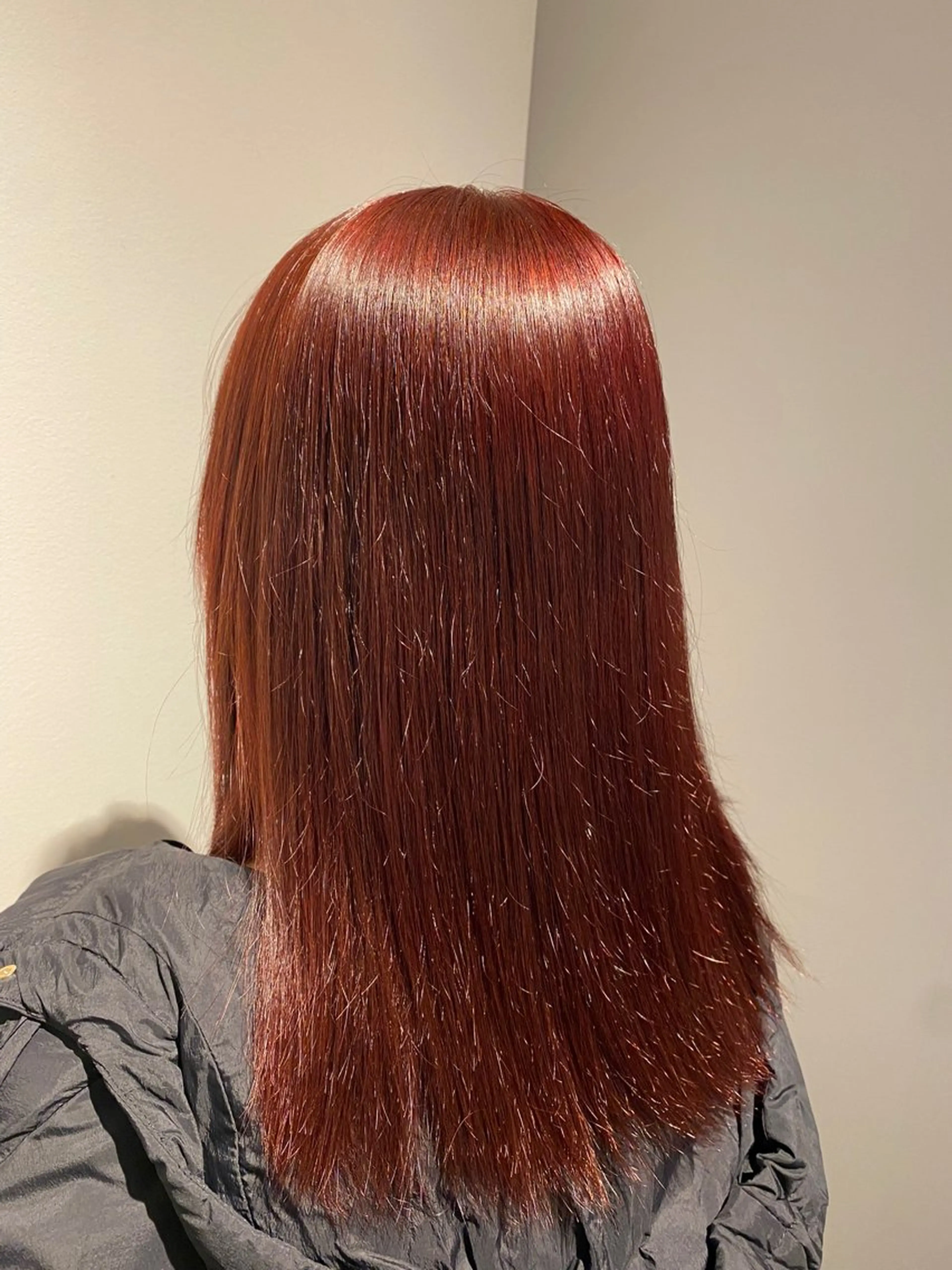 ミディアム カラー ヘアカラー AI　TOKYO hair 名古屋所属・波多野タケシ/ 縮毛矯正特化のヘアスタイル