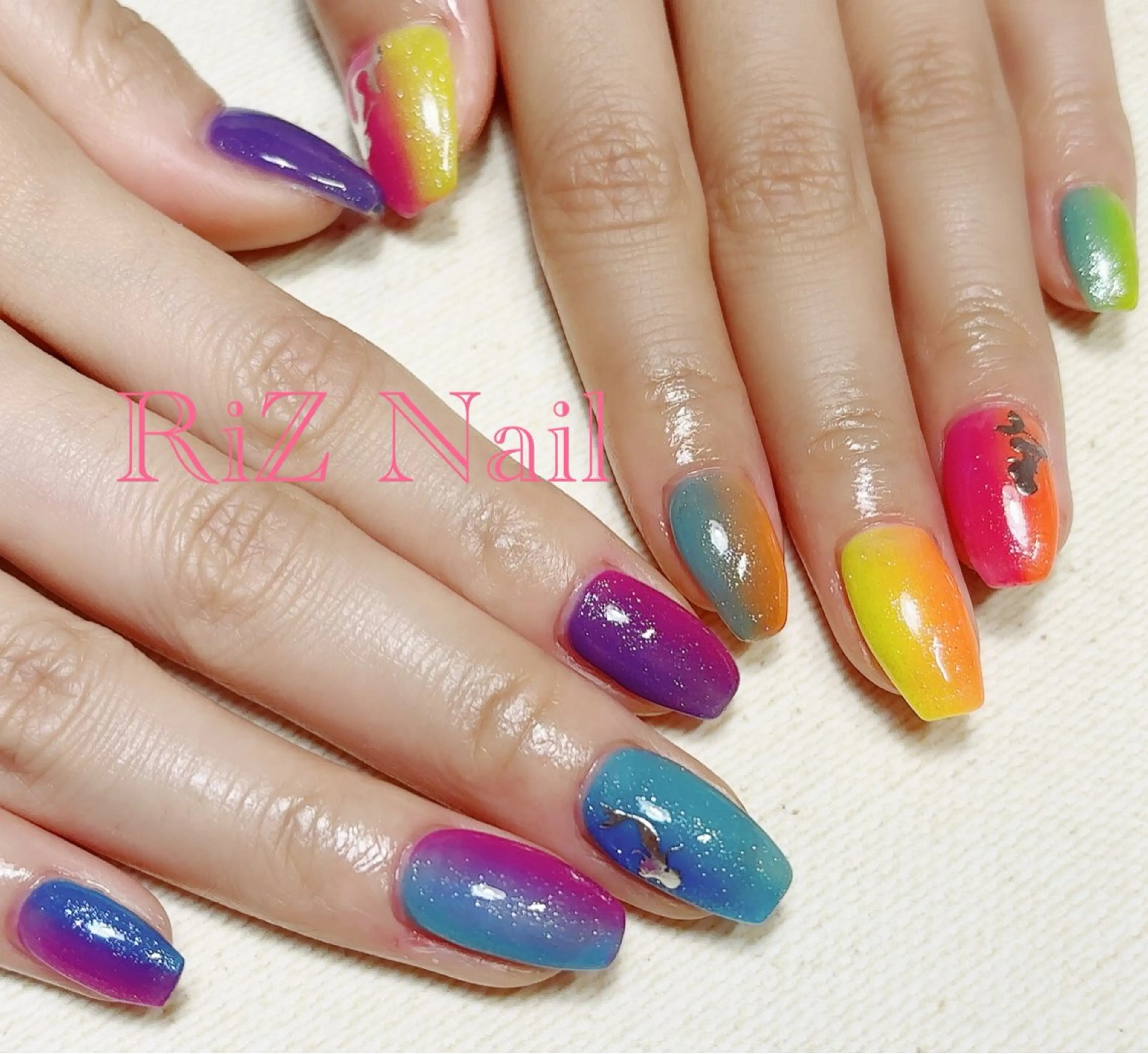 ネイル 持ち込み RiZ nail salonのネイルデザイン