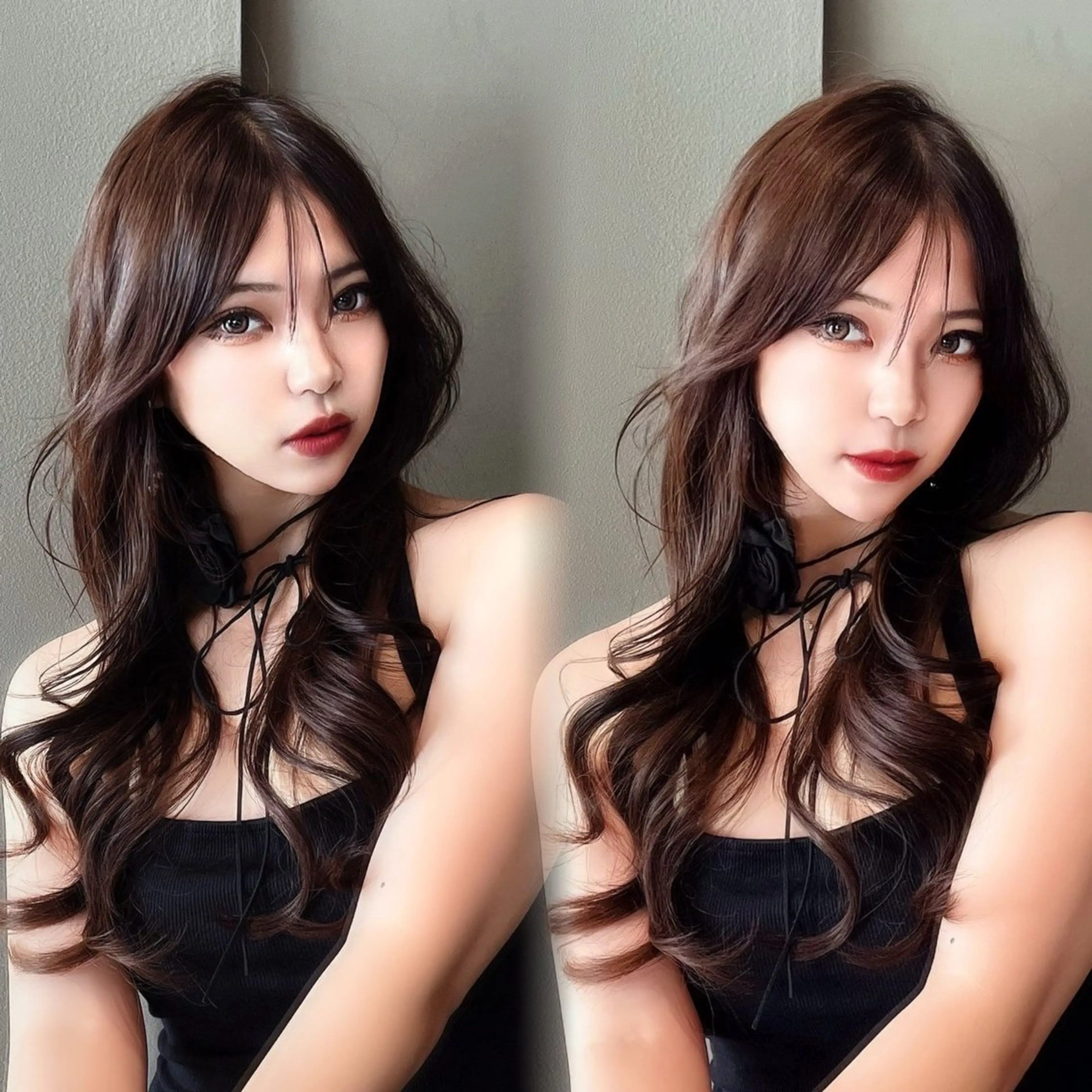 ロング カラー ヘアアレンジ 韓国レイヤー/ボブ 髪質改善/TAKAのヘアスタイル