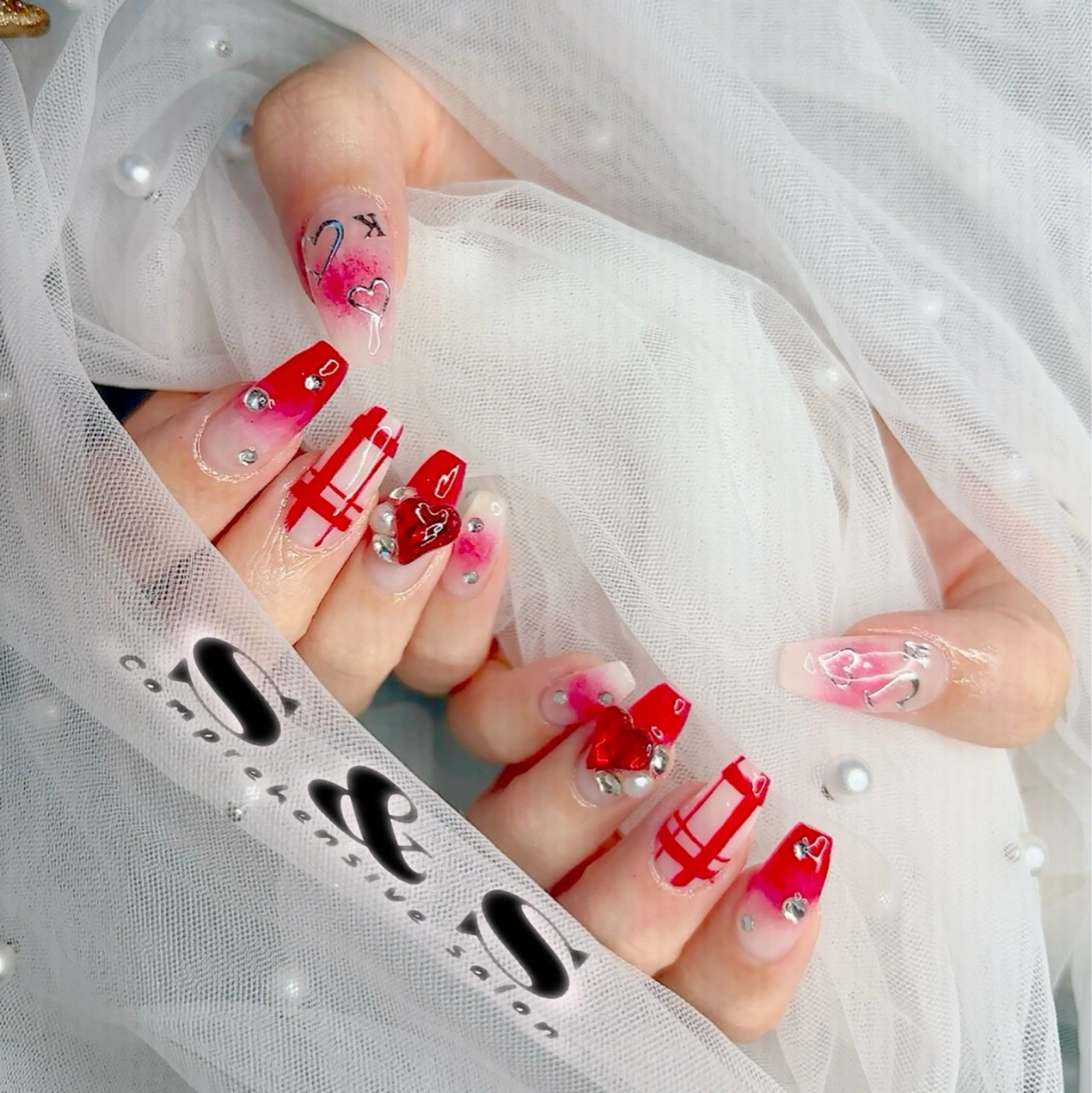 ネイル 長さ出し メンズネイル 持ち込み S&S 村田小百合のネイルデザイン