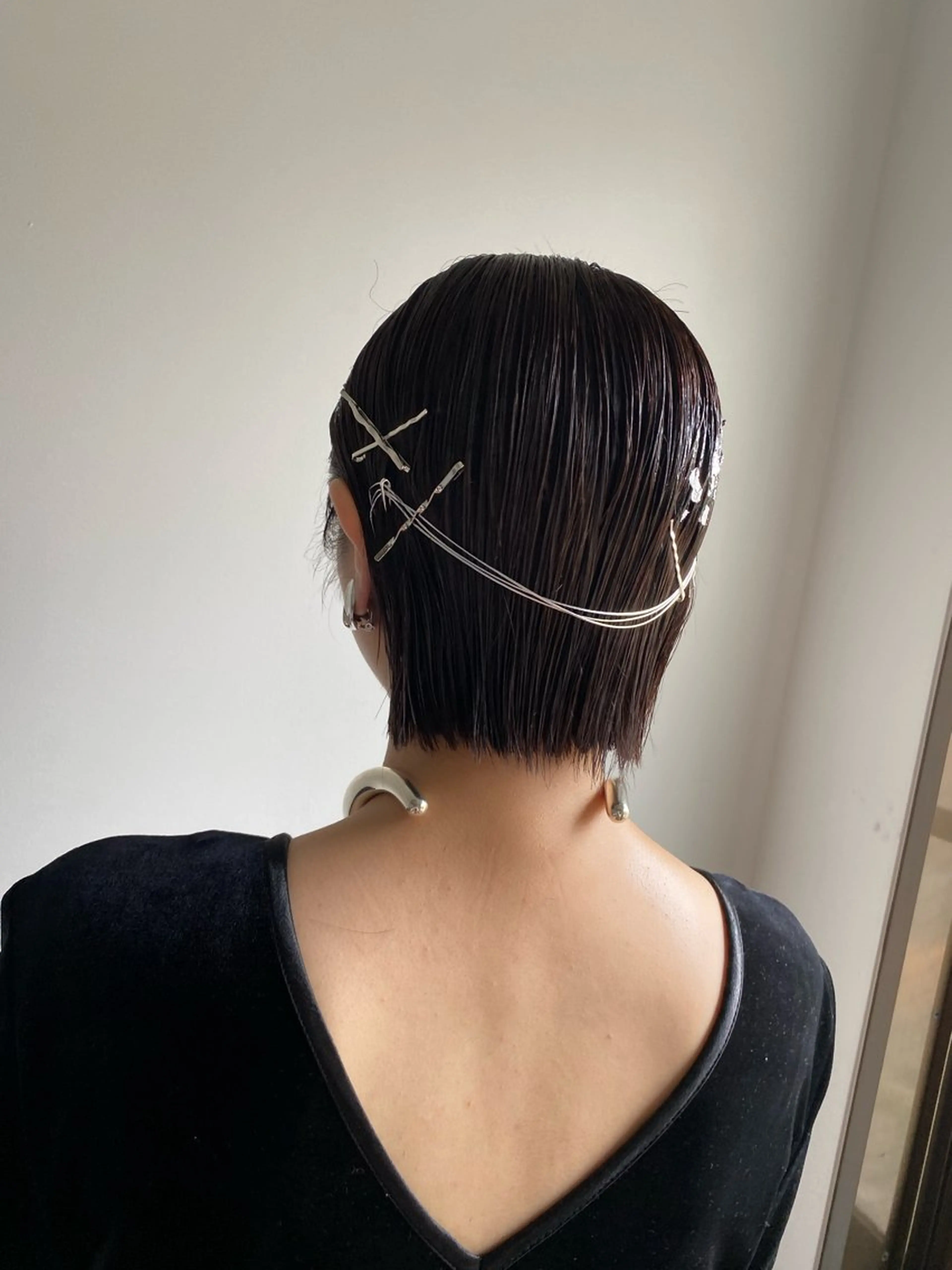 ショート カラー ヘアアレンジ Hayashi Shioriのヘアスタイル