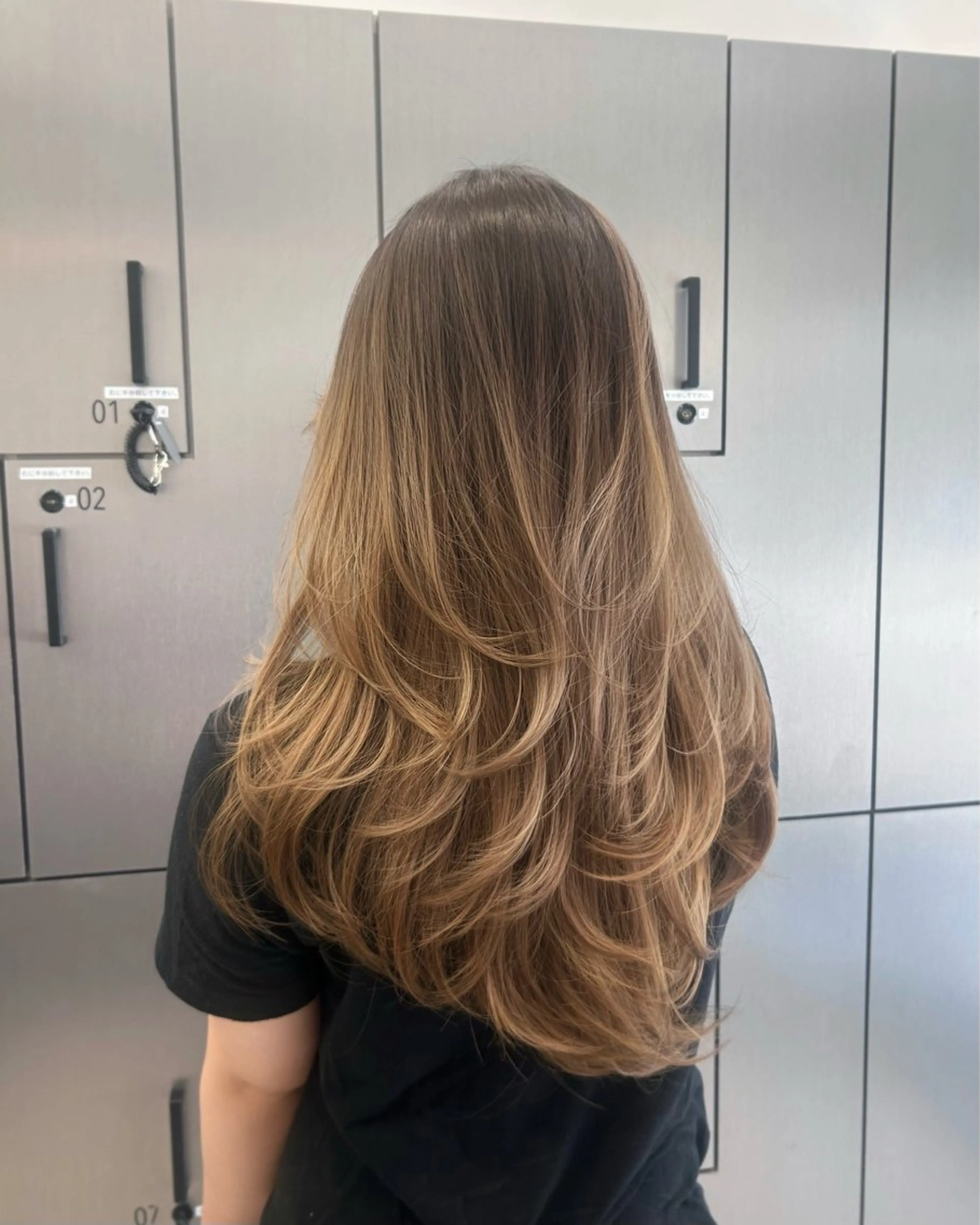 ロング 外国人風カラー レイヤーカット カット ヘアカラー トリートメント 大人レイヤー/艶髪 🇺🇸TOMONAのヘアスタイル