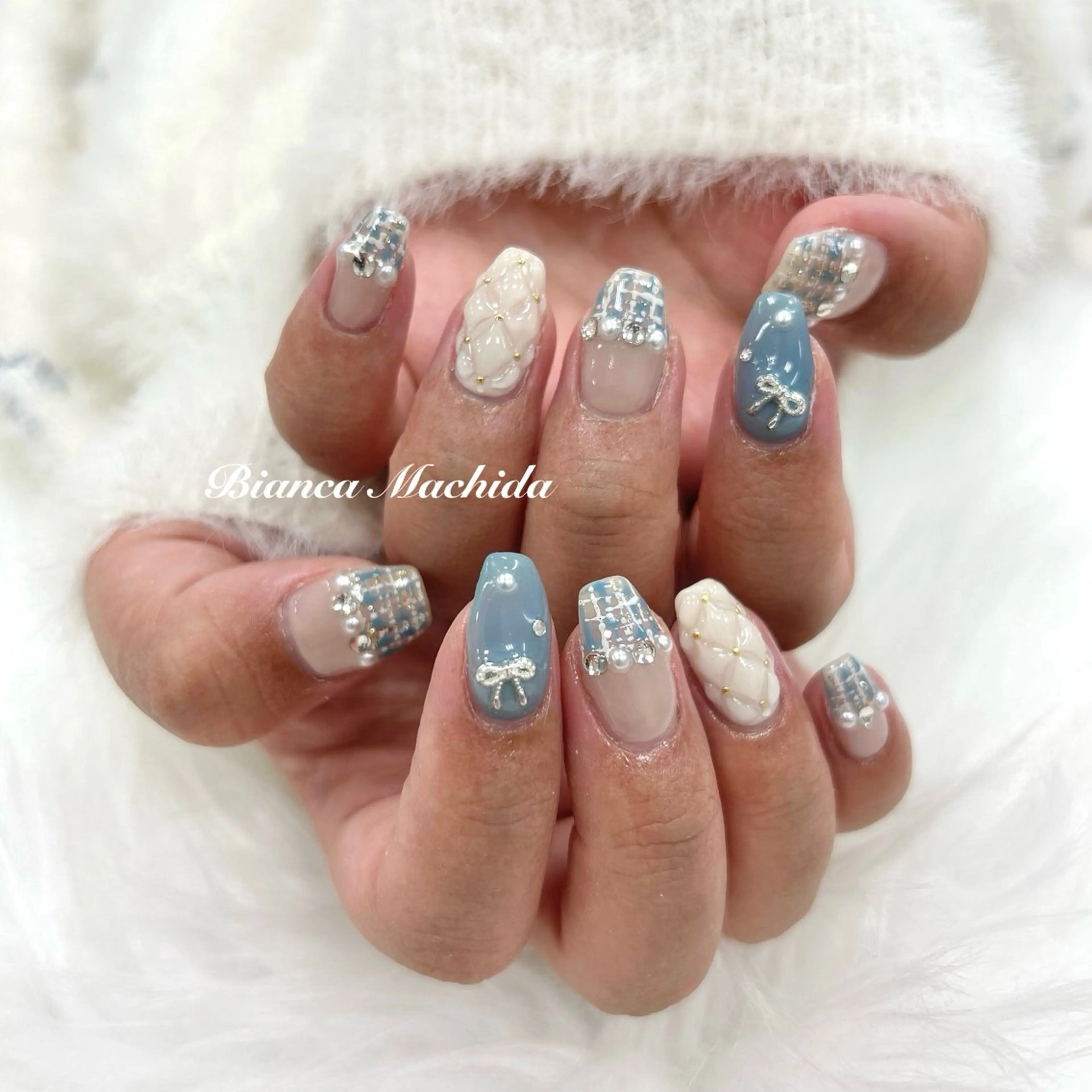 ネイル ハンドネイル ハンドケア Bianca 🪽 Nakajimaのネイルデザイン
