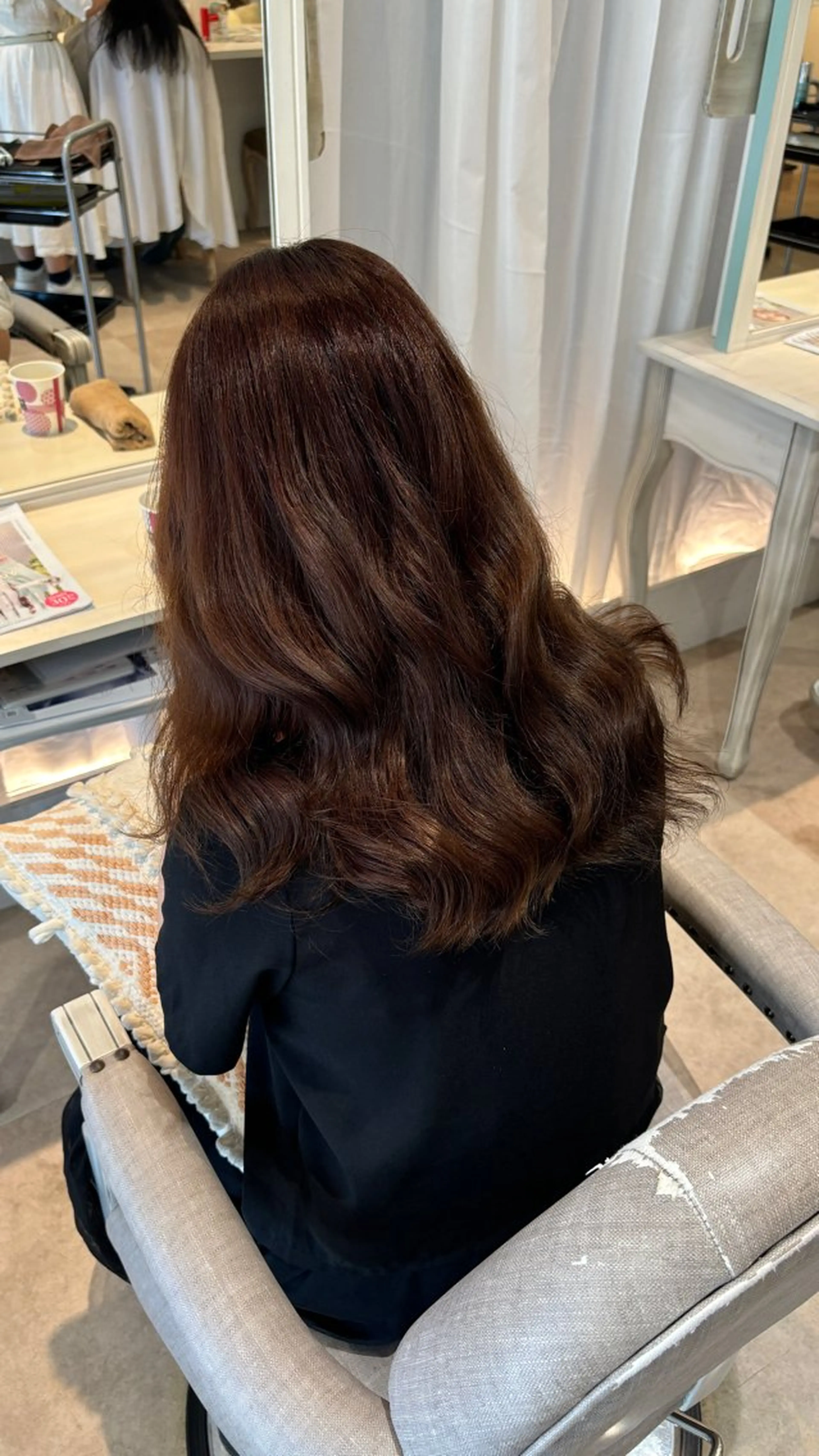 ロング カラー ブリーチ ダブルカラー ブリーチなしカラー CreBiA🎀 ayaのマツエク・マツパデザイン