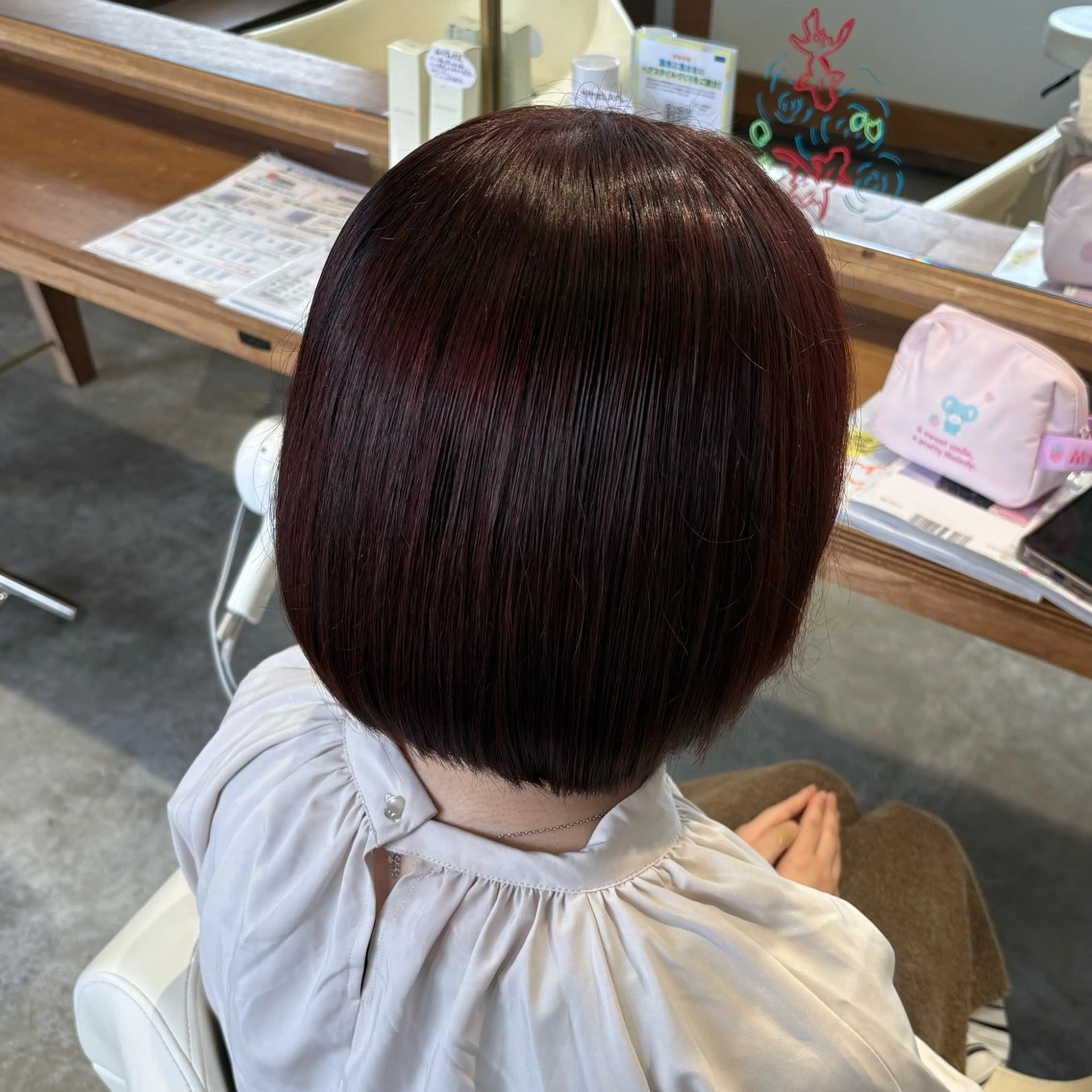 【カラーモデル】カット+カラー※カットは別のスタッフが担当いたします🫧の写真