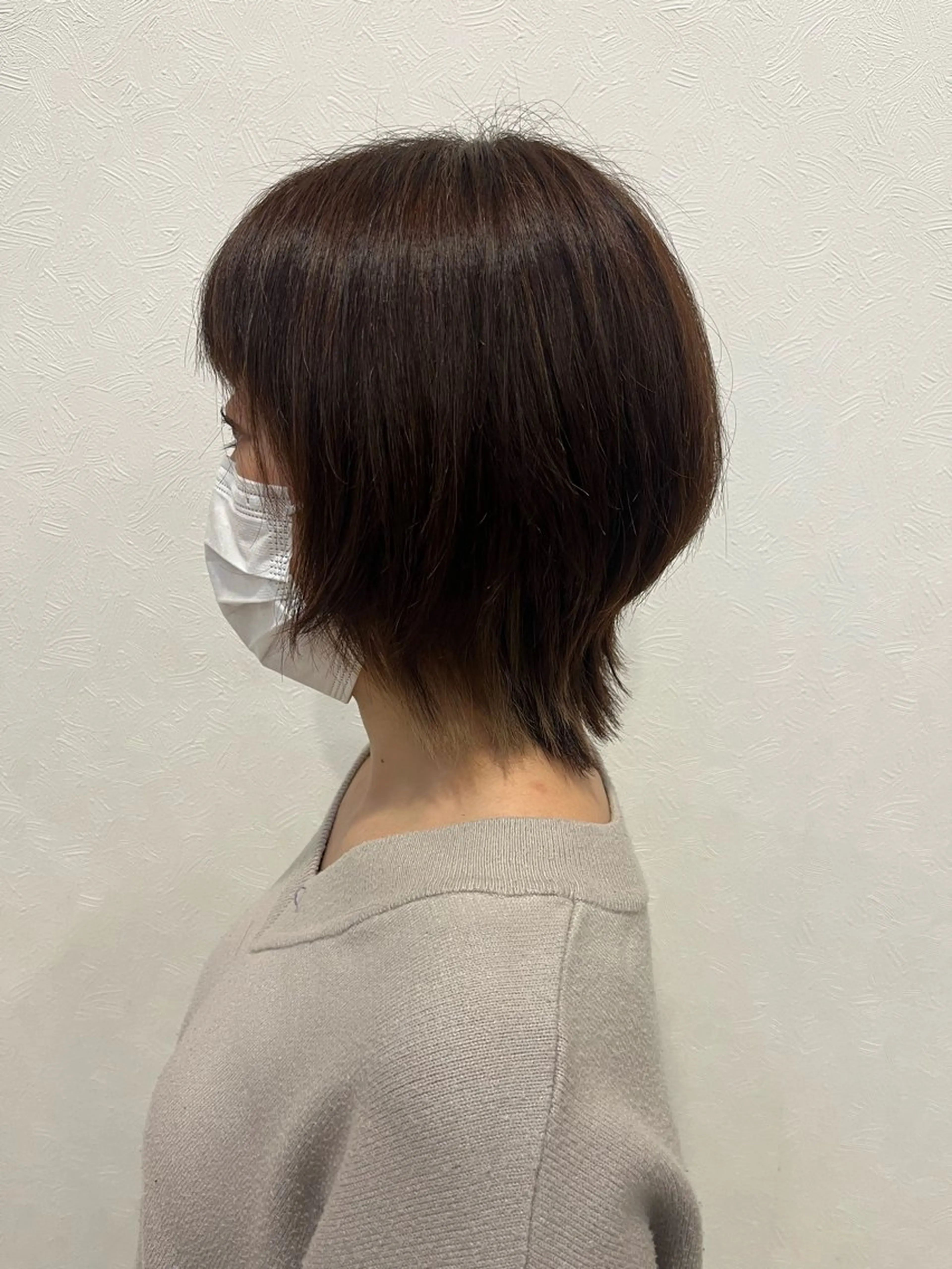 ミディアム カット 西川 恭平のヘアスタイル