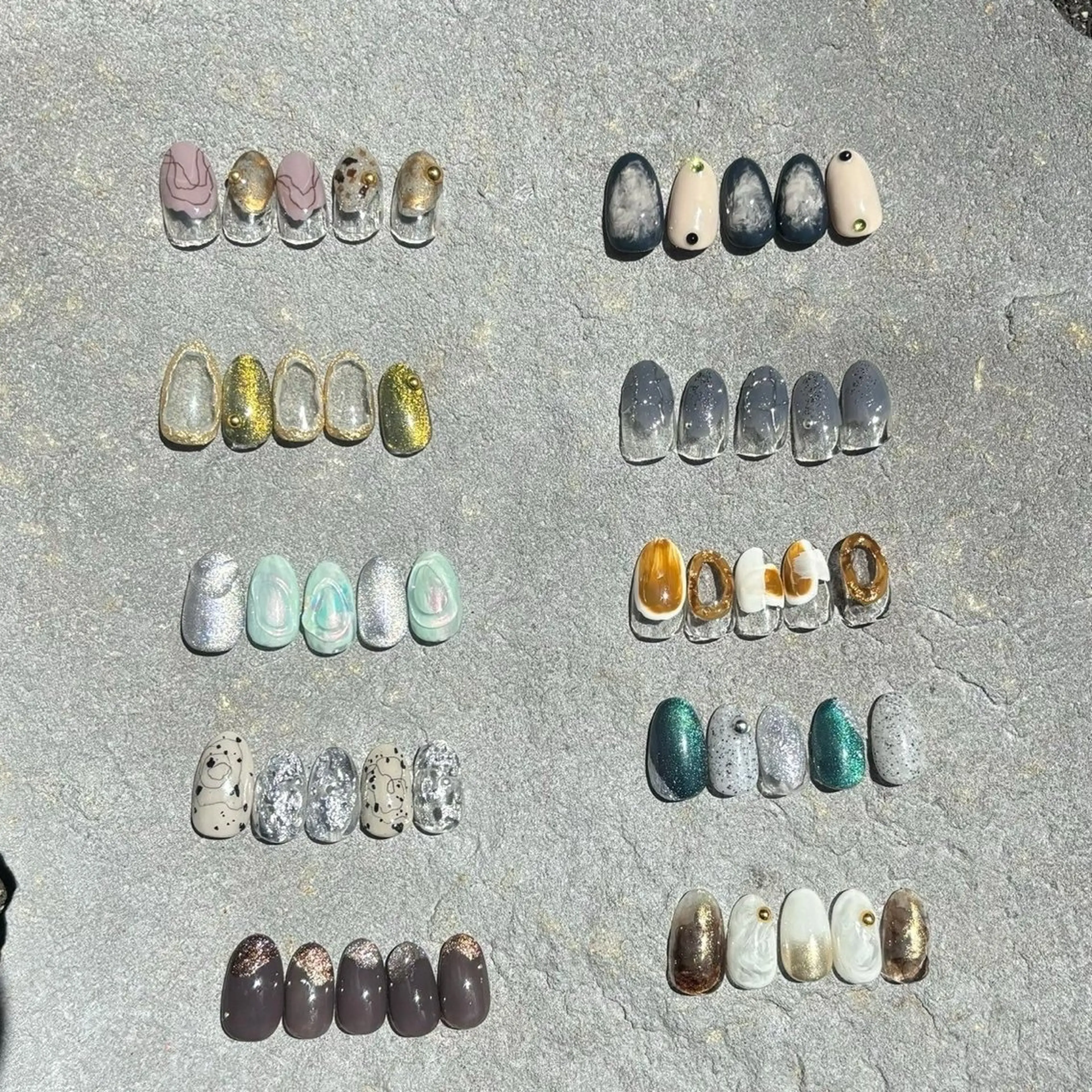 ネイル ニュアンスネイル HONOKA W 【深江橋店】のネイルデザイン