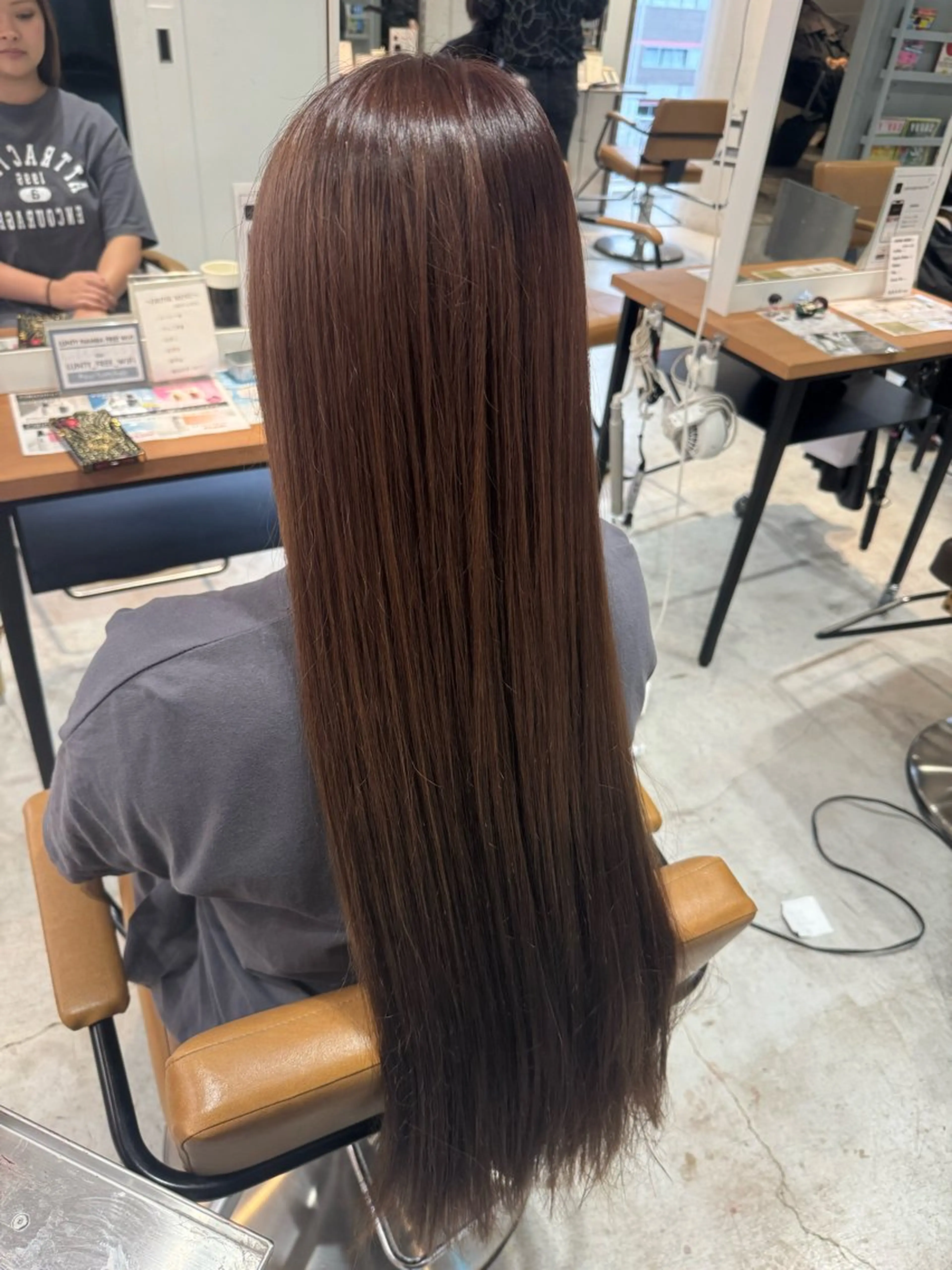 ロング ヘアカラー トリートメント 👑推しカラー RINA👑のヘアスタイル