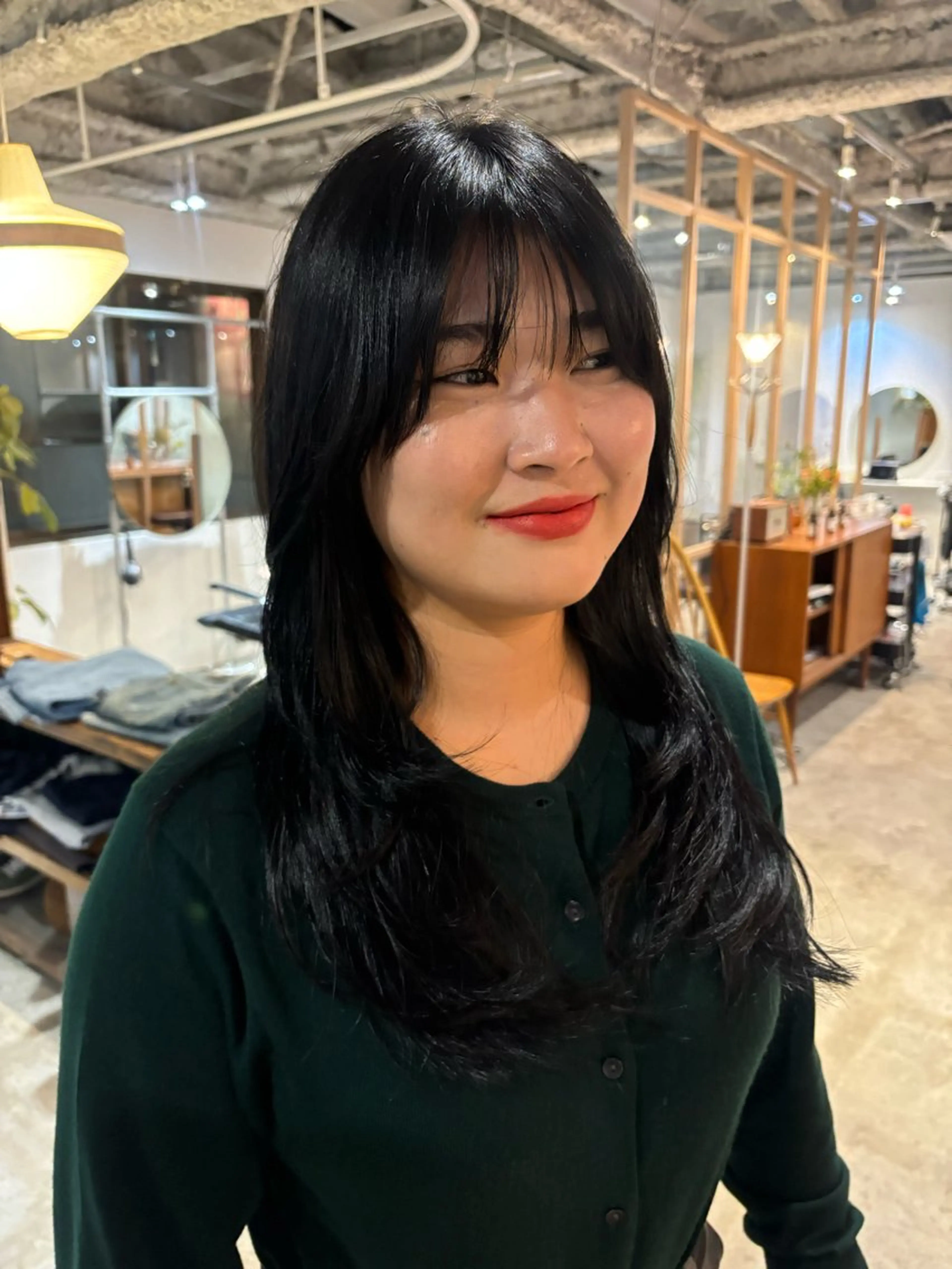 ロング カラー カット ヘアカラー トリートメント Hayashi Shioriのヘアスタイル