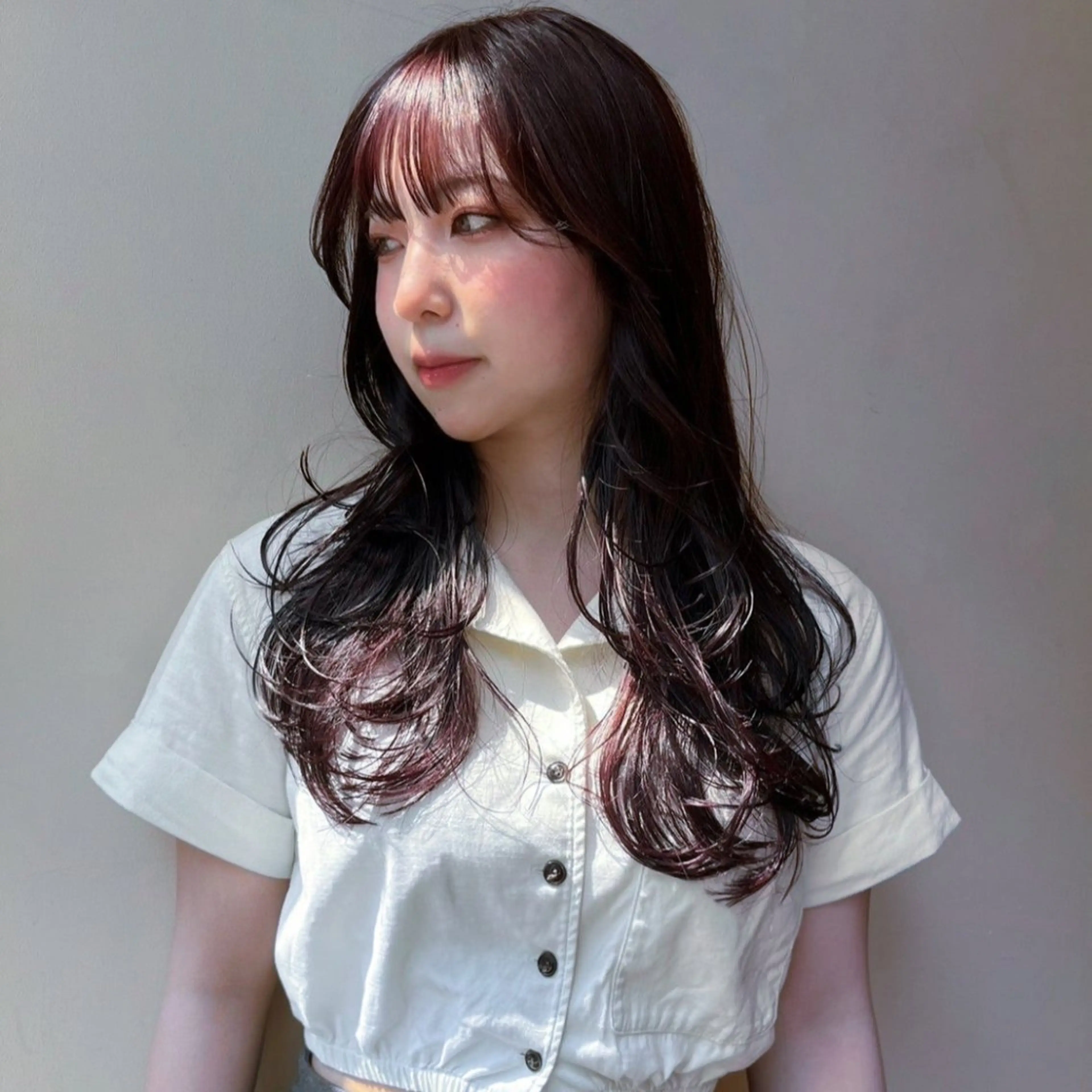 ロング カラー 海外風レイヤー💋 sanaのヘアスタイル