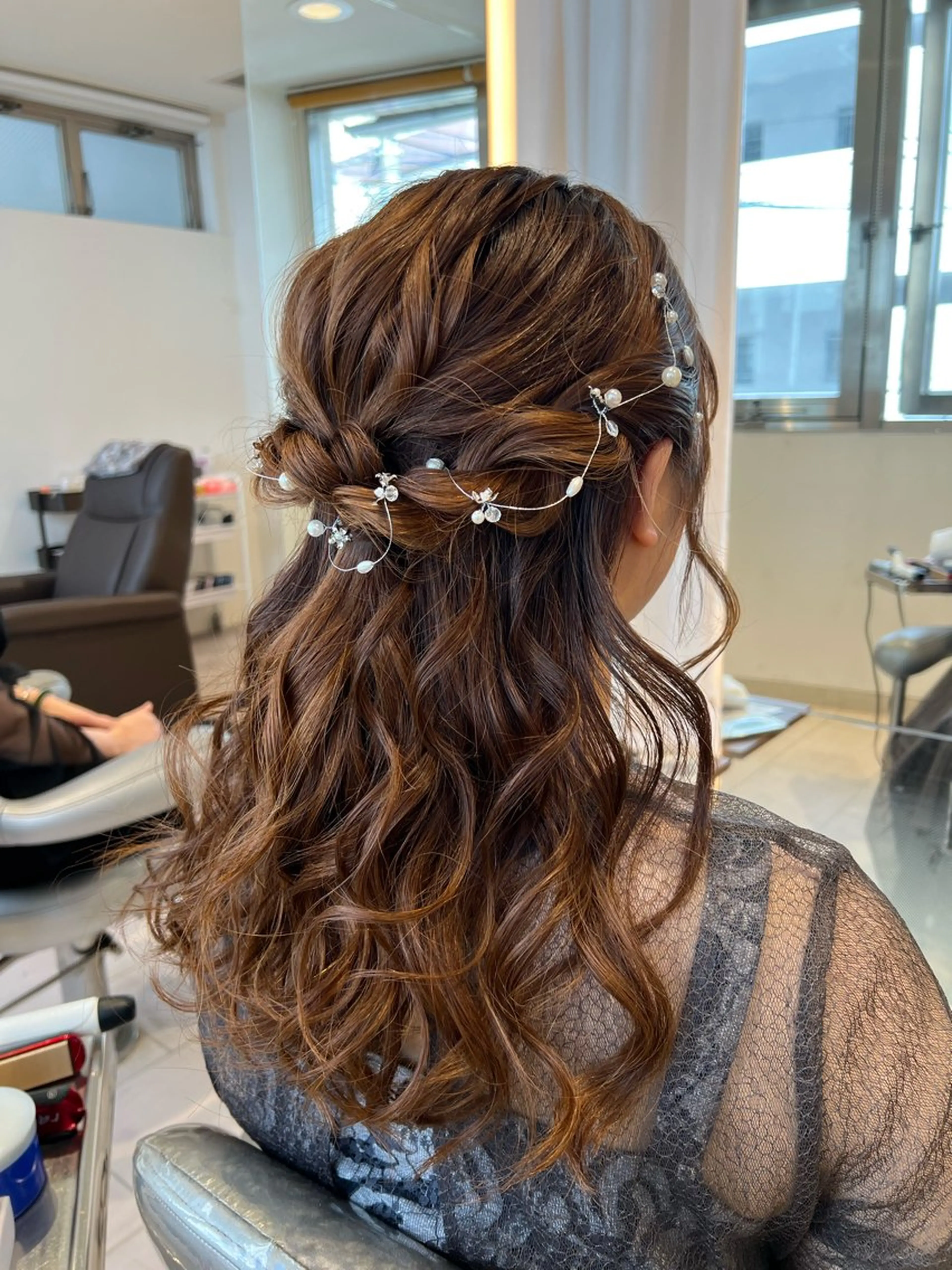 セミロング 久永 菫のヘアスタイル