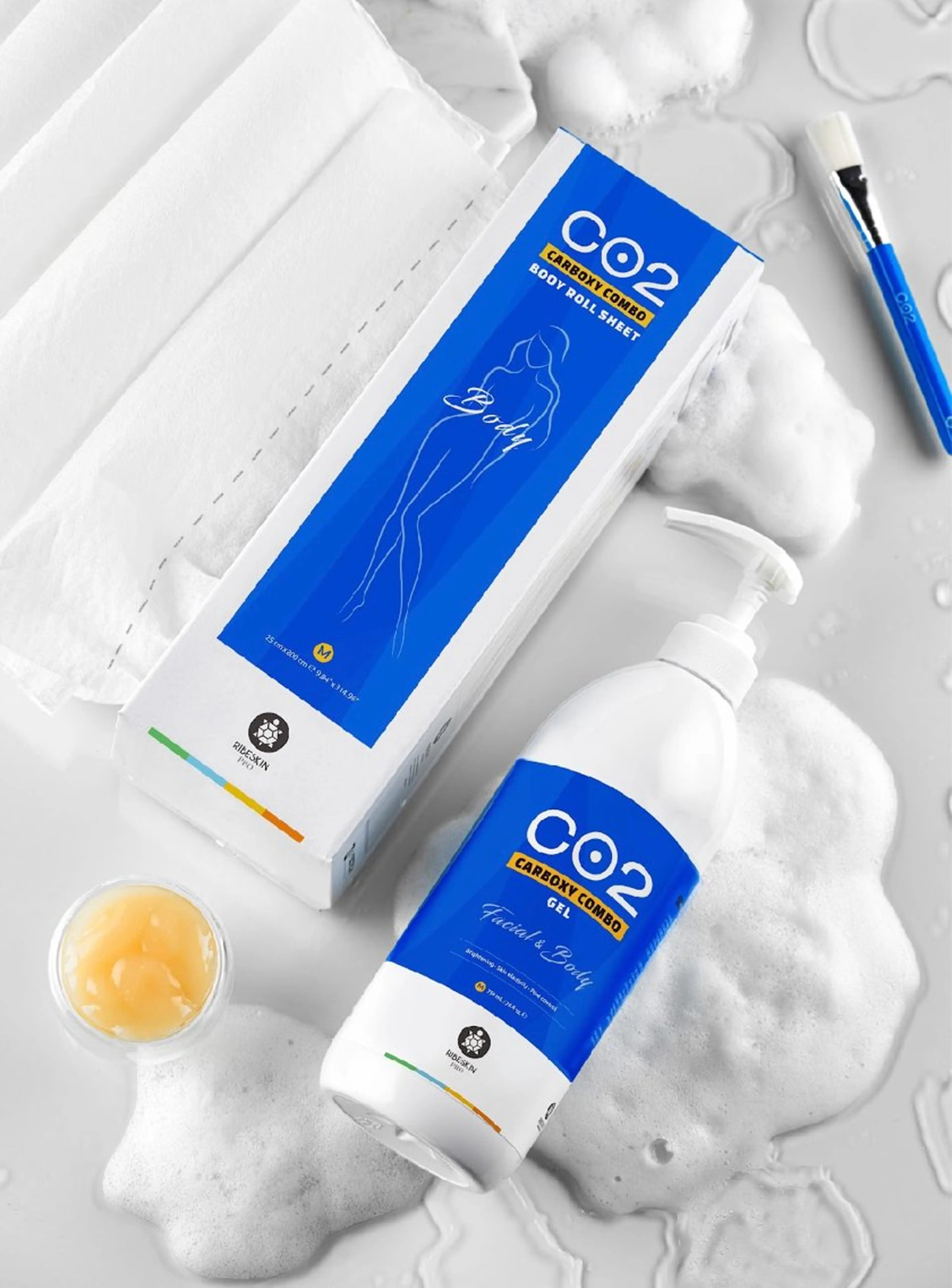 カーボキシー炭酸ガスパックコース🩵世界の医療機関でも使用される炭酸ガスパック♡一度体験したお客様皆様驚かれる施術❣️の写真