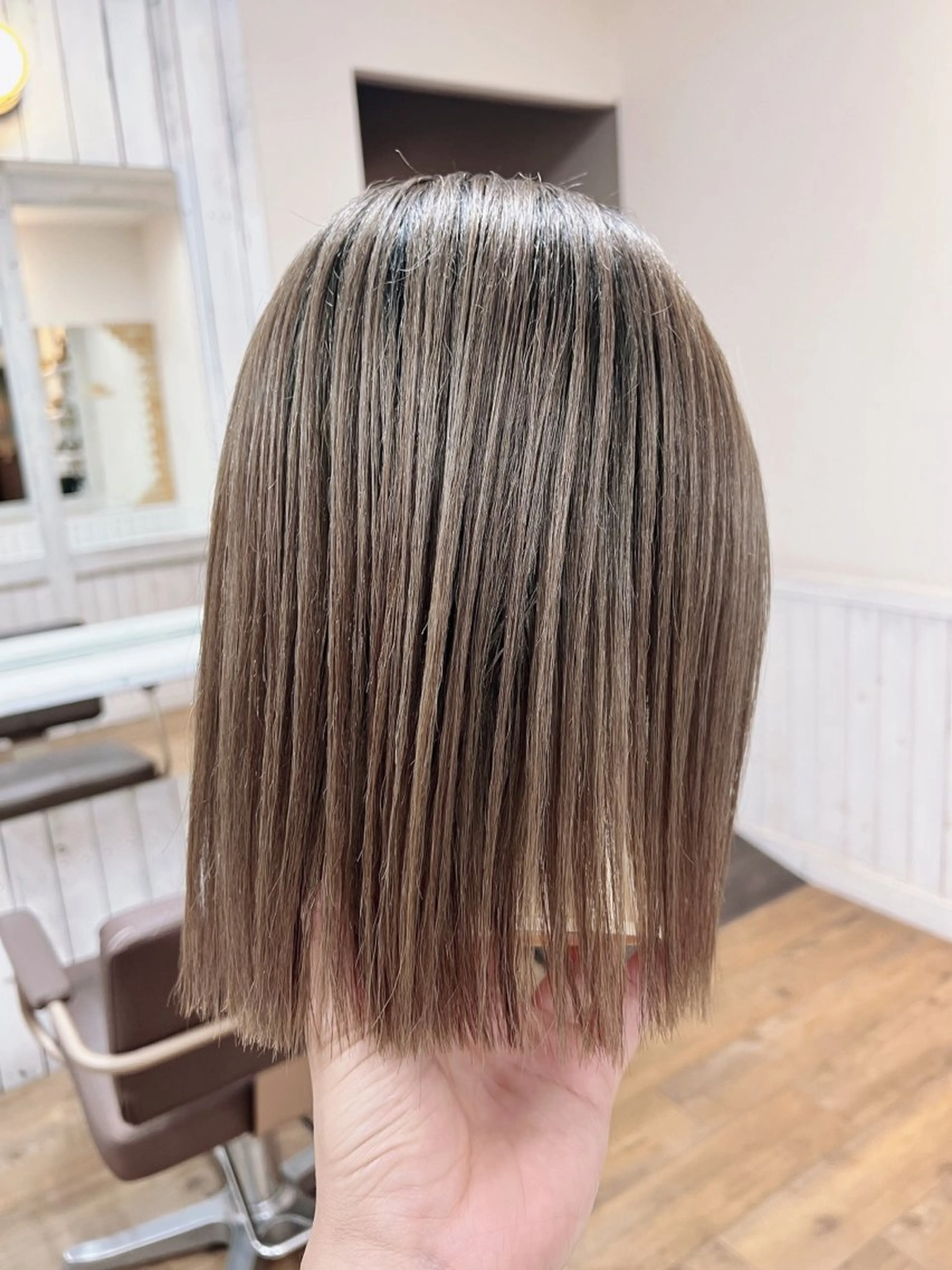 ショート 切りっぱなしボブ ボブ kokua hair design／大西のヘアスタイル