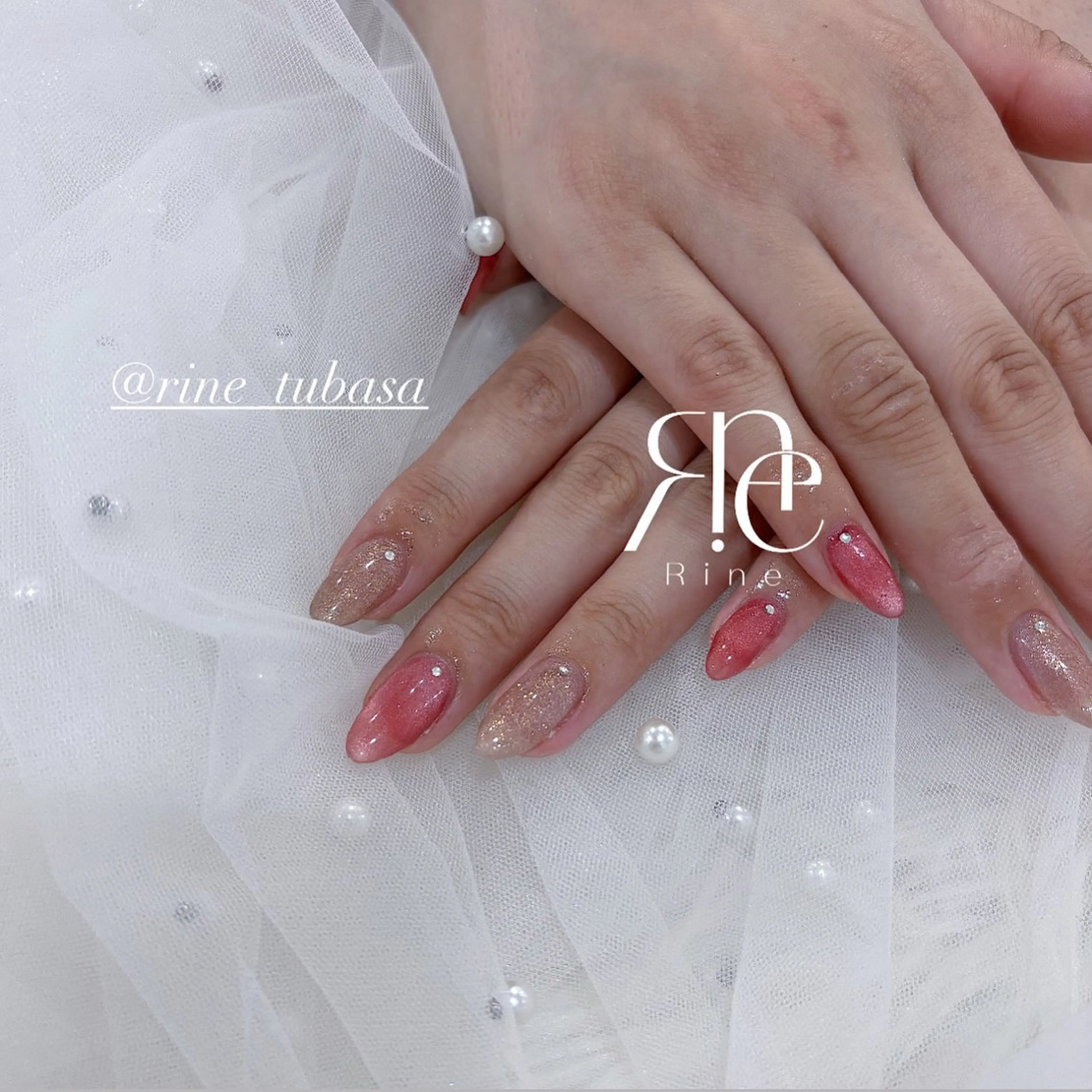 ネイル ハンドネイル 反橋 翼　【Rine】のネイルデザイン